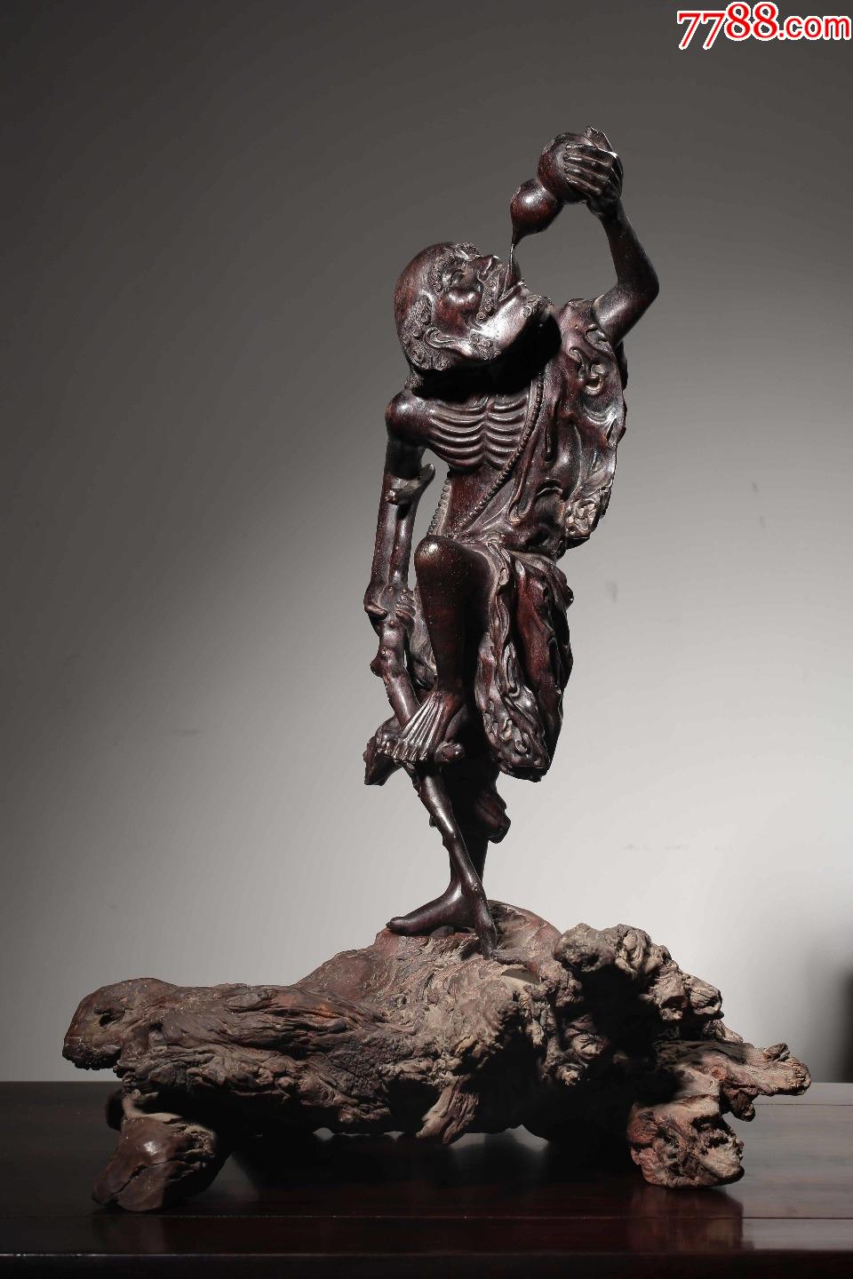 0浏览量:备注:小叶紫檀整料雕铁拐李摆件尺寸:总高48简介:木瘤佛像