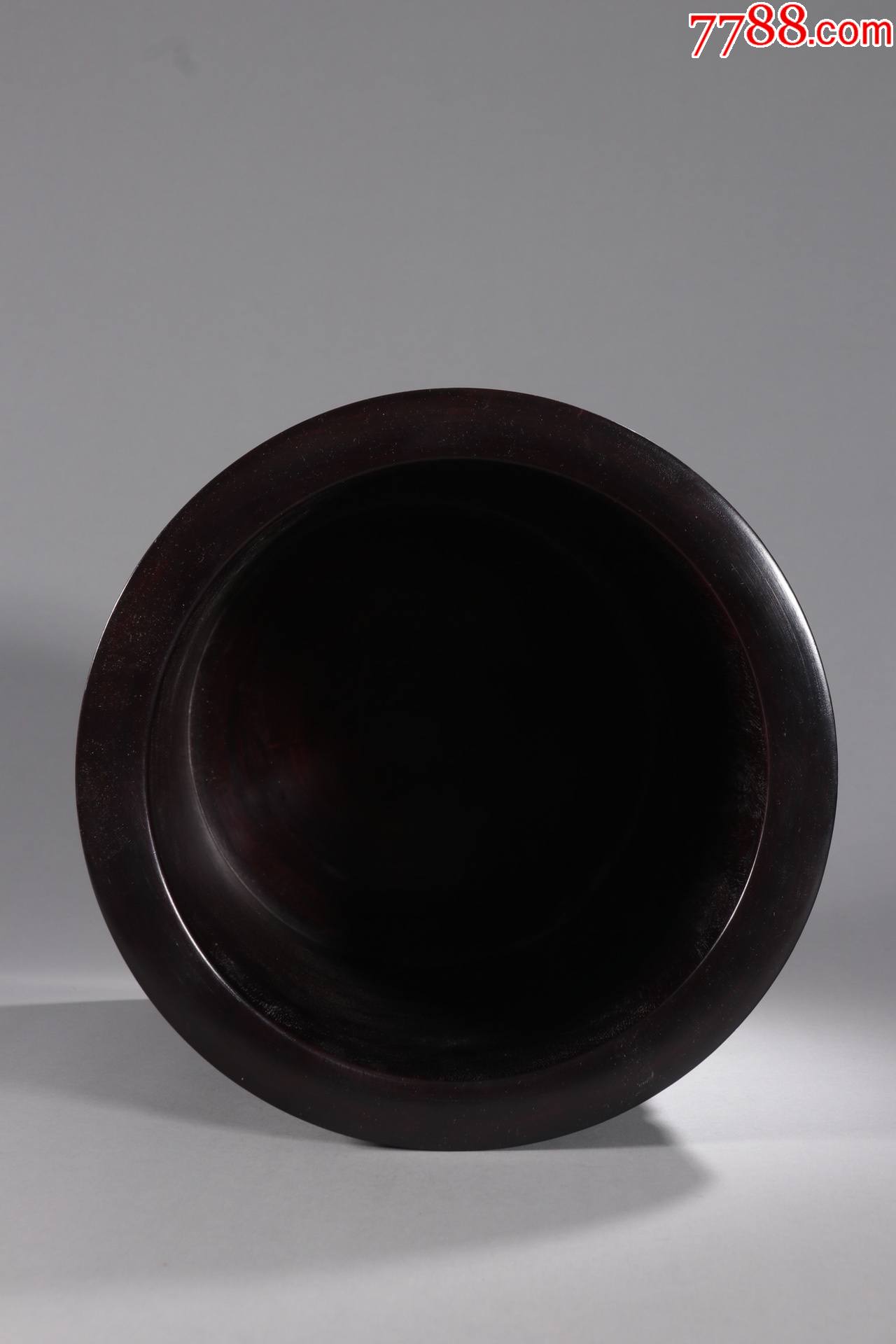 清代小叶紫檀夔龙纹大画筒