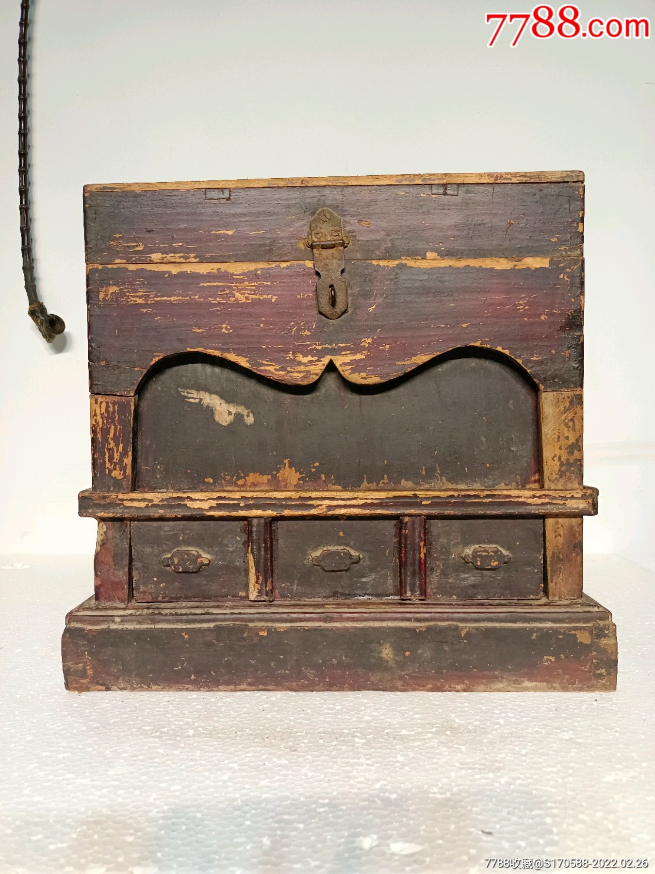 清代楠木官箱做工精细品相一流尺寸362534