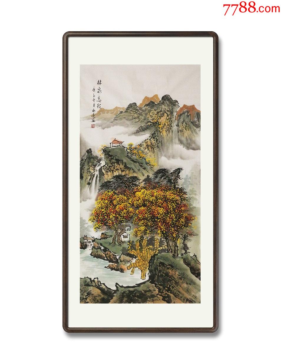 当代实力派山水画家王永亮手绘林泉高致