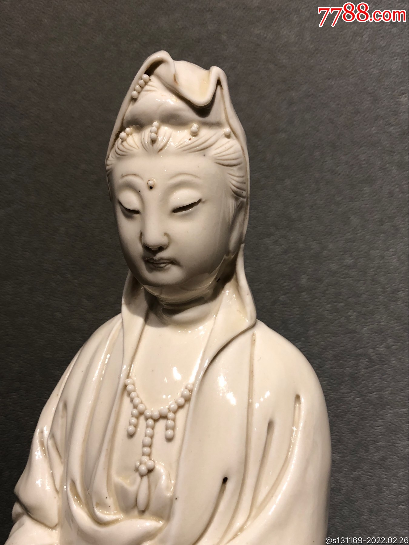 六七十年代德化窑渡海观音