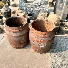 清末民国爱礼司洋行狮马商标橡木酒桶老木桶民俗酒企业老物件