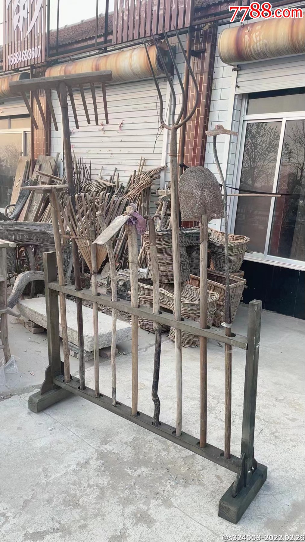 老农具架子一套展馆装修装饰