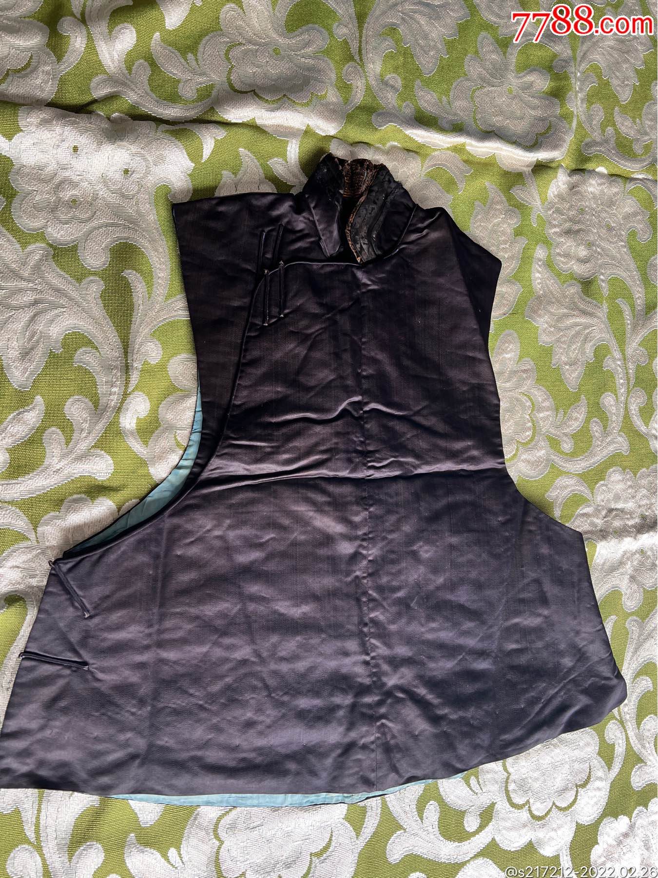 晚清民国时期真丝坎肩