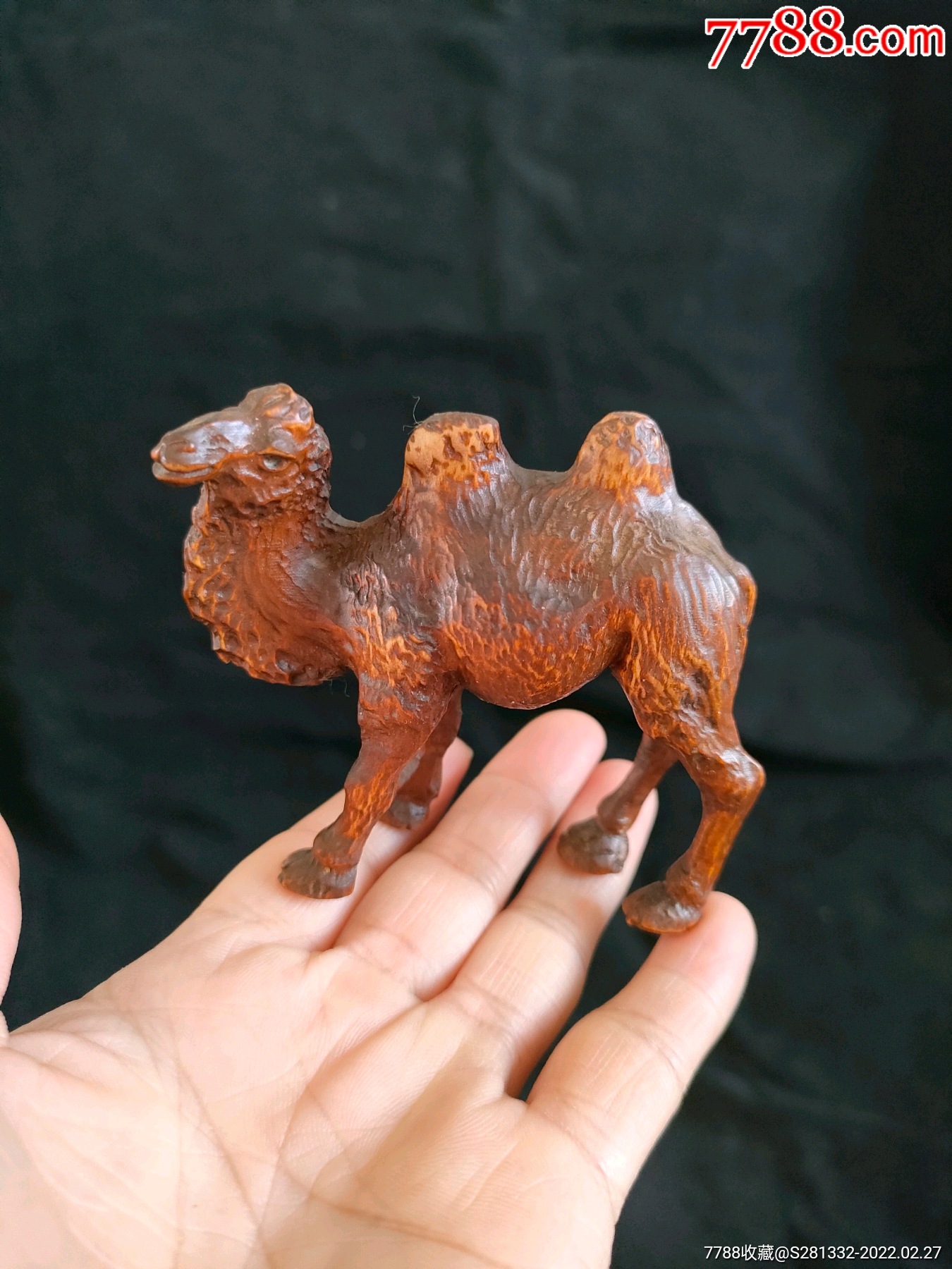 黄杨木雕骆驼摆件_价格228元_第1张_7788收藏__收藏热线