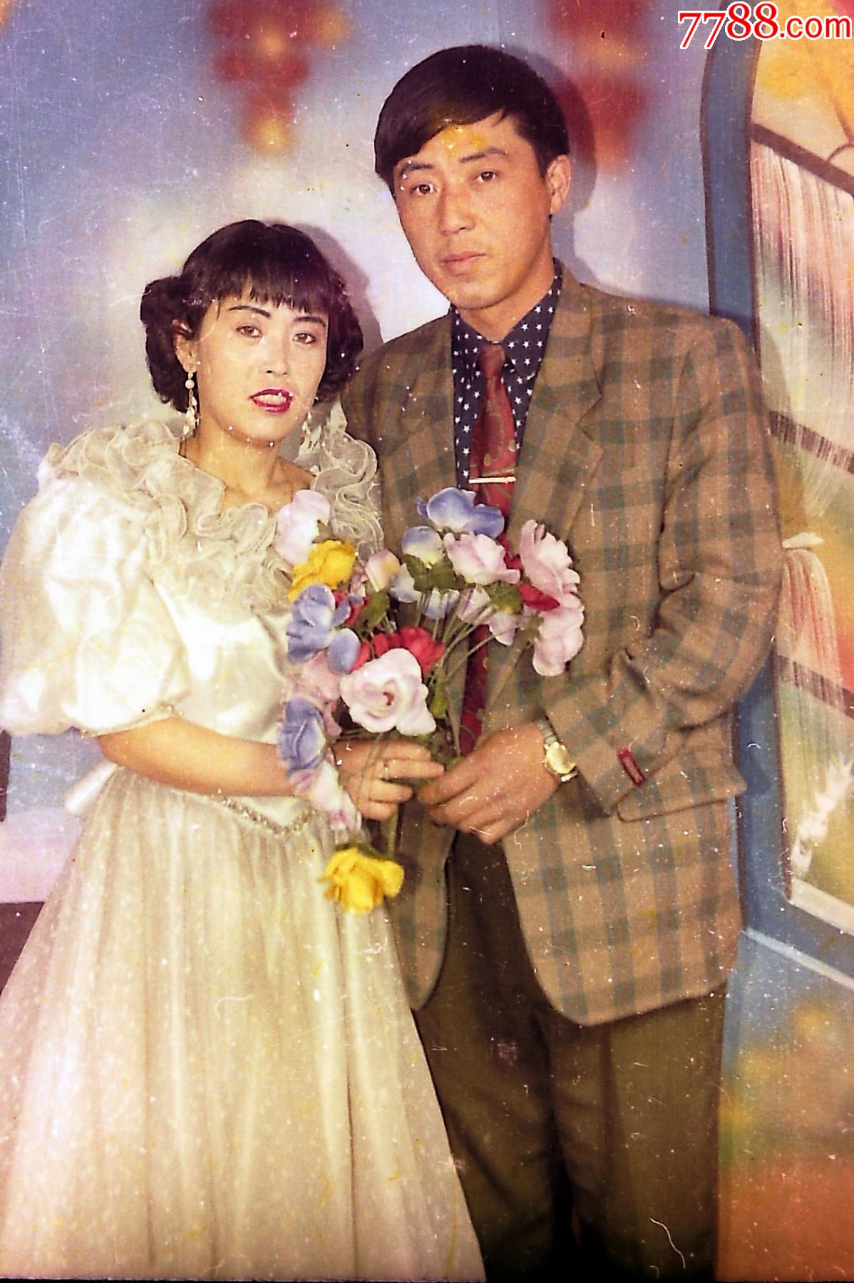 80年代结婚老照片图片