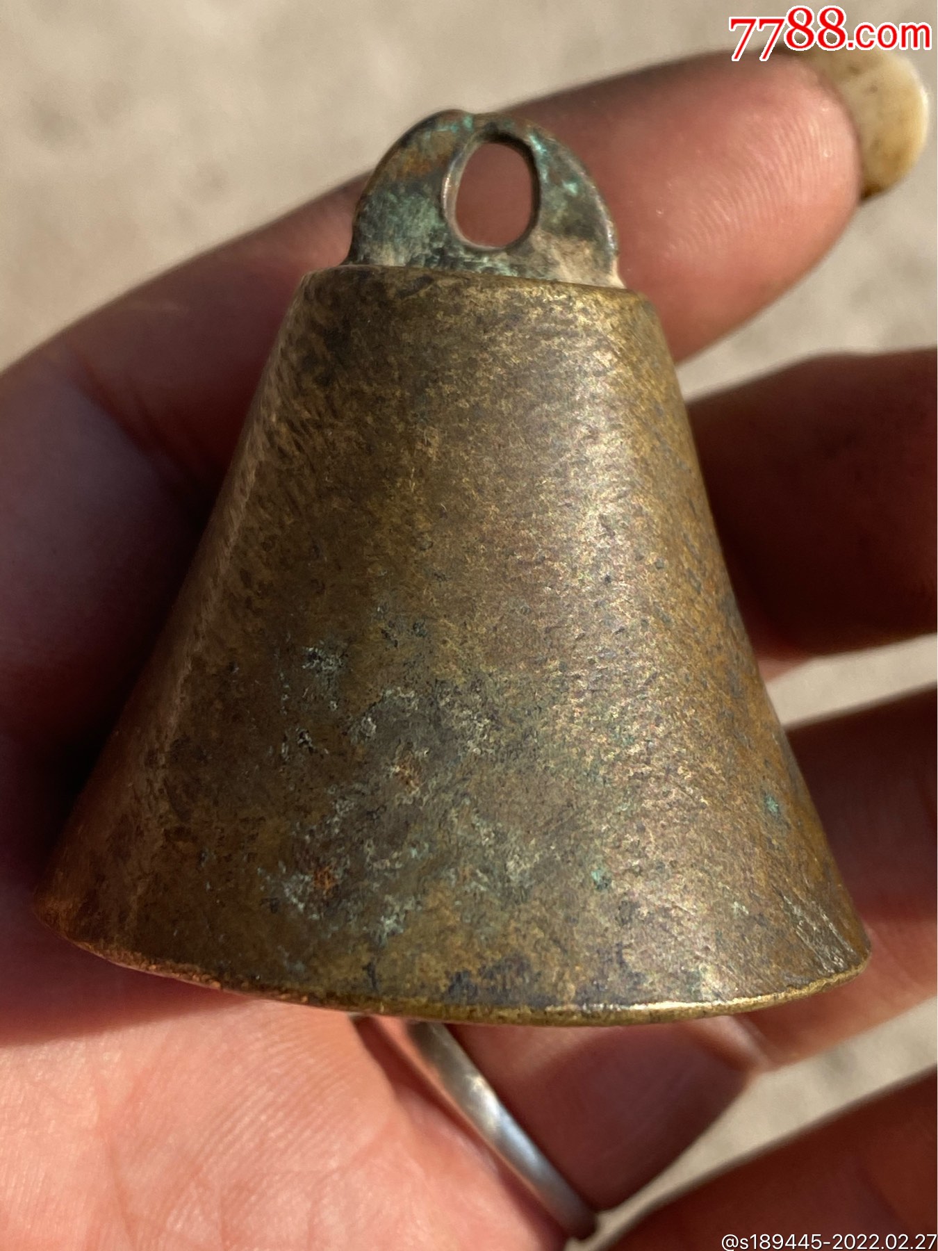 老厚胎铜铃铛无破裂品相如图保真保老不议价