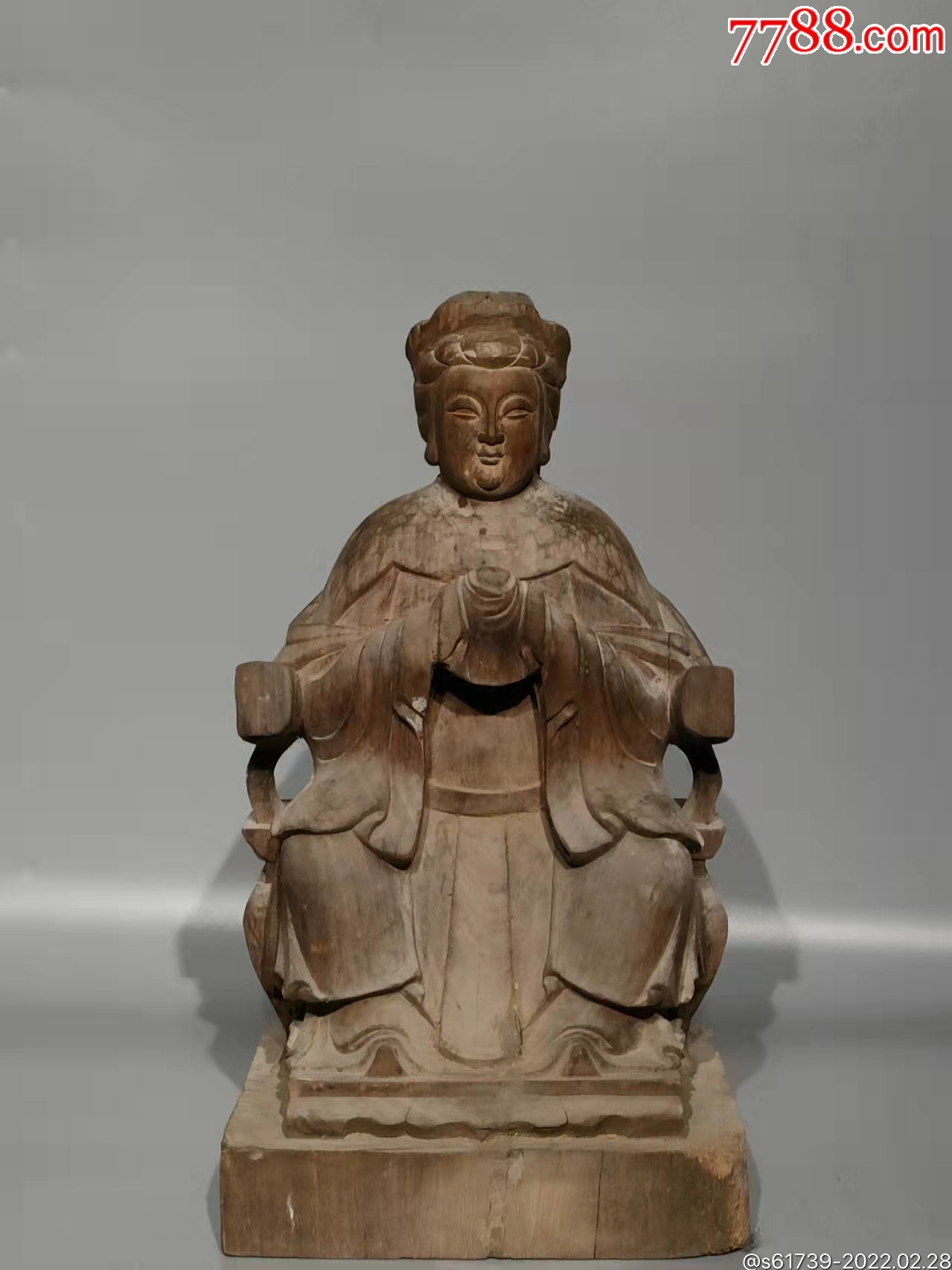 清代木雕王母娘娘