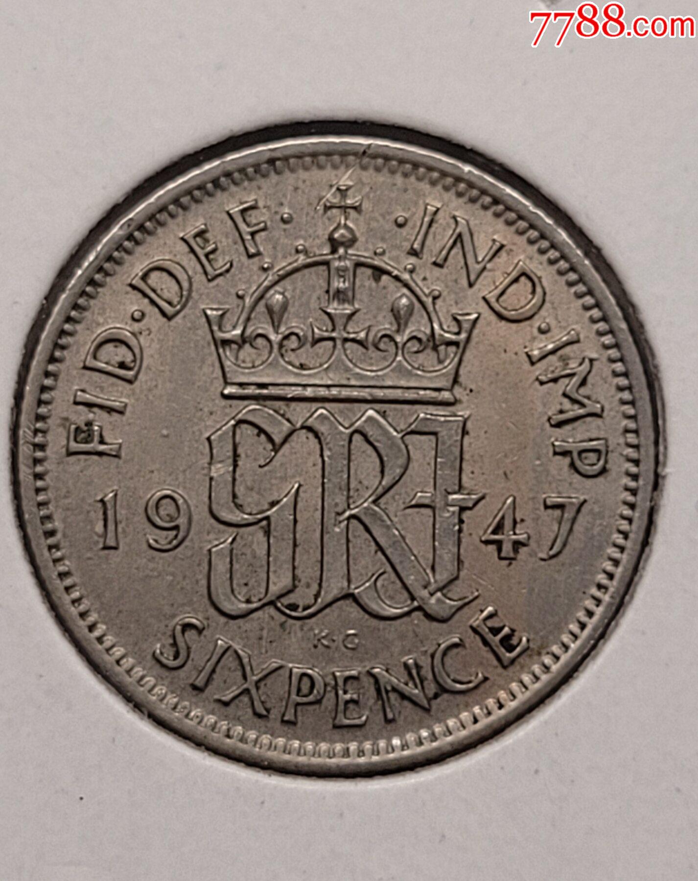 1947英国,6便士-价格:15元-se85607762-英国钱币-零售-7788收藏__收藏热线