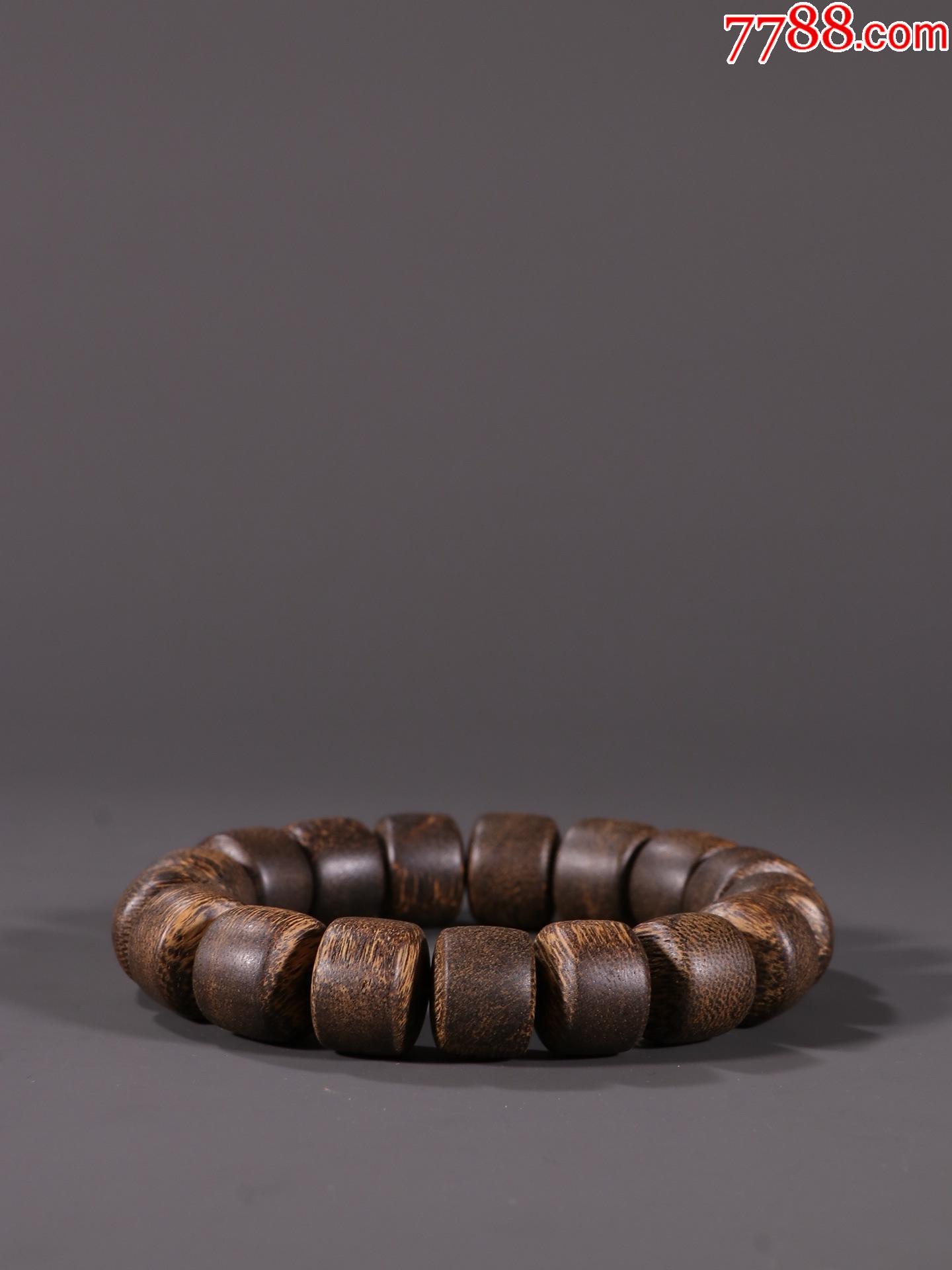 旧藏纯正沉香桶珠手串