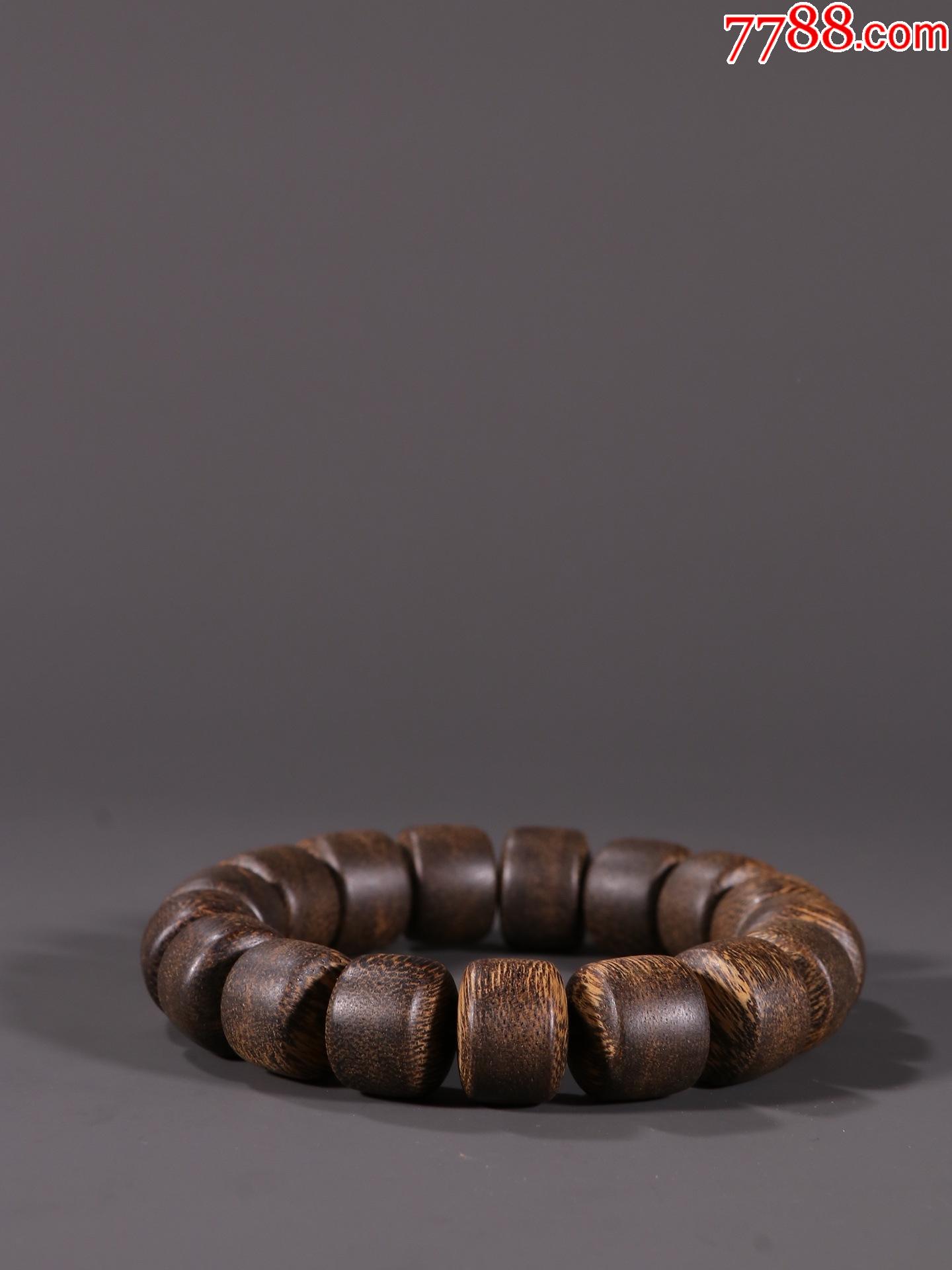 旧藏纯正沉香桶珠手串