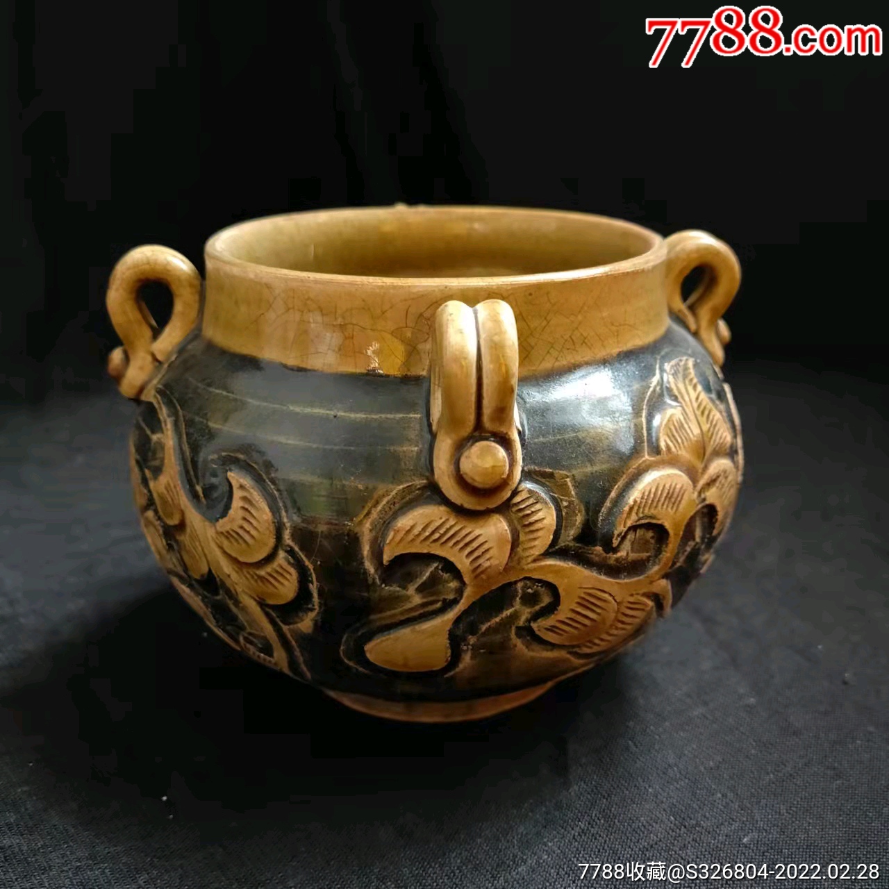 宋元时期耀州窑刻花四系罐全品