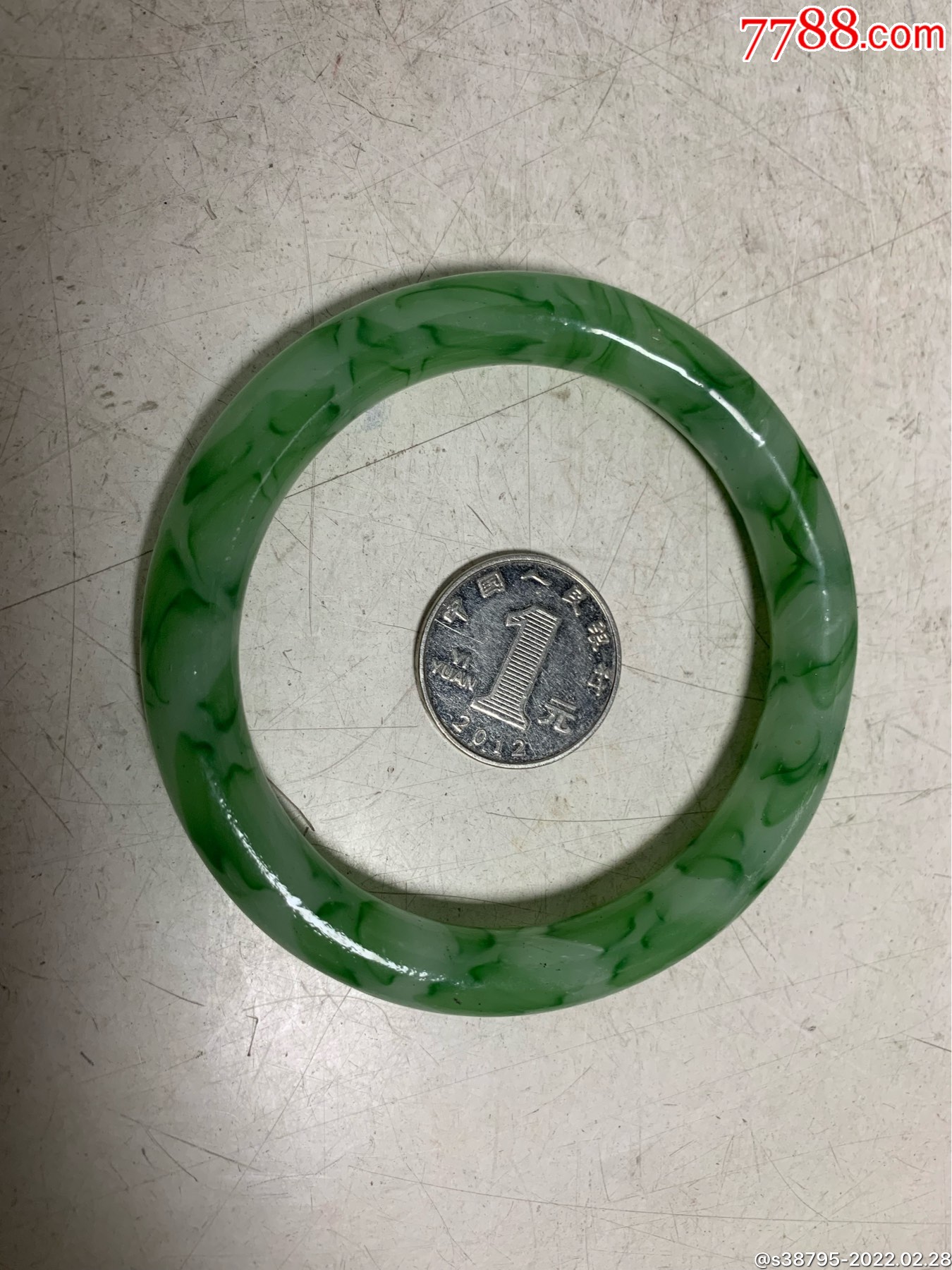 民国料器手镯一个-琉璃饰品-7788商城__七七八八商品交易平台(7788.co