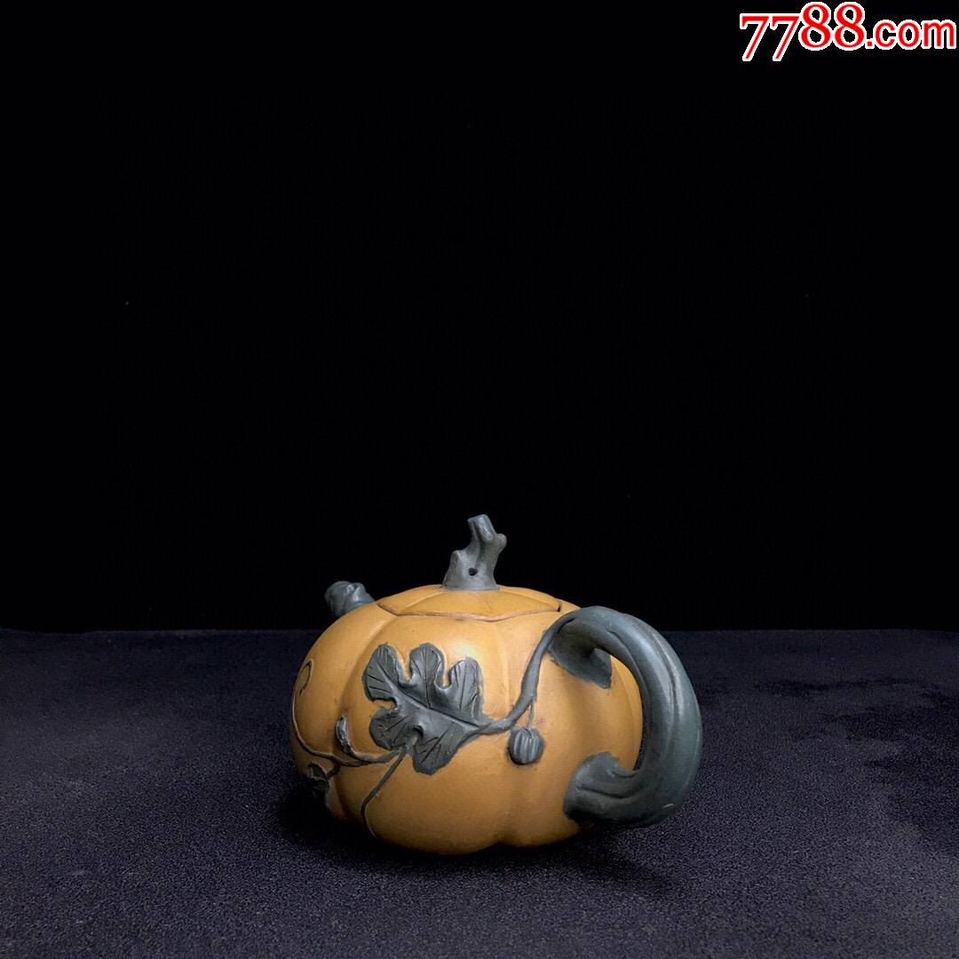 旧藏蒋蓉款南瓜紫砂壶