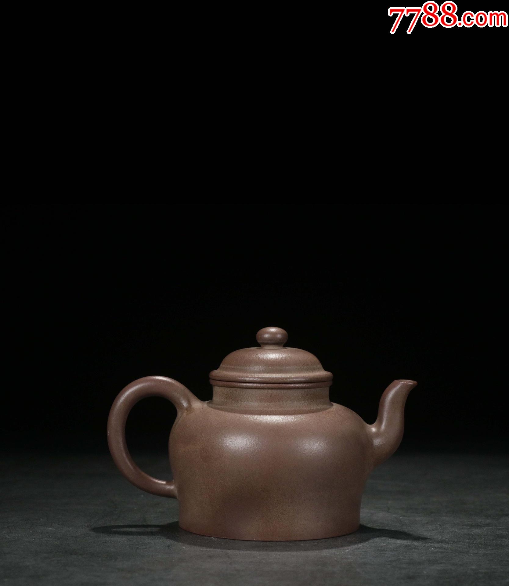 【金沙寺僧】款素面宫灯壶_紫砂壶_第3张_7788陶器收藏