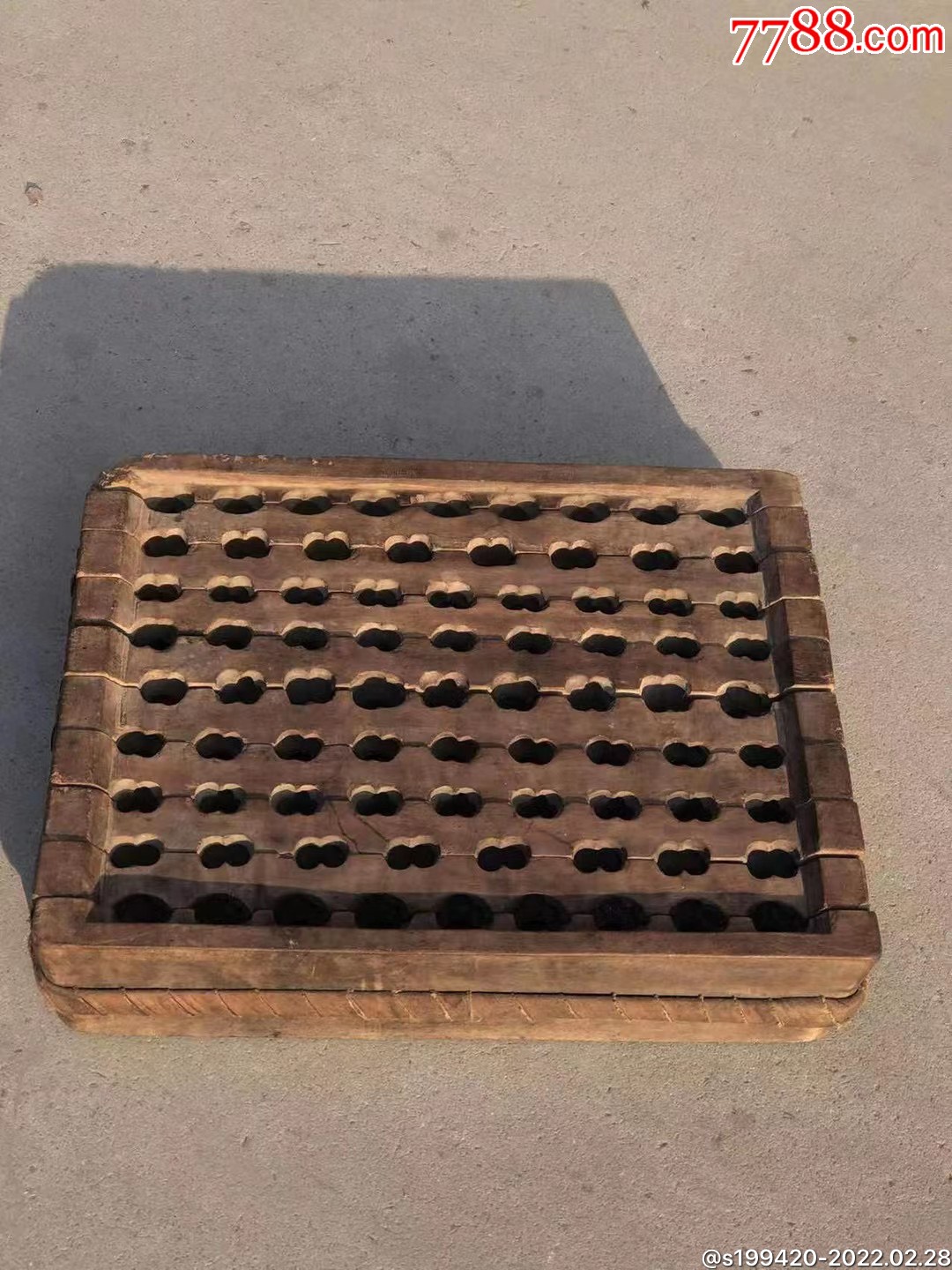 清代果木糖人模具一套全品包老展馆收藏佳品