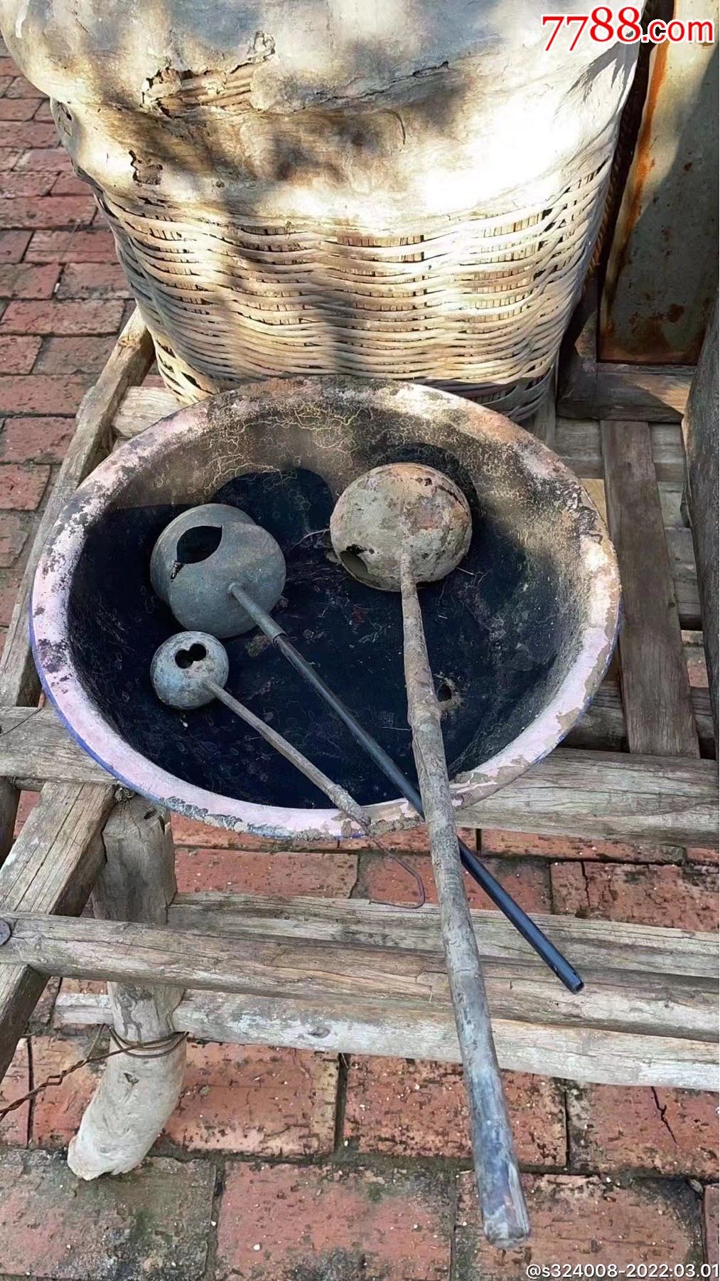 民俗精品卖香油棉籽油工具一套