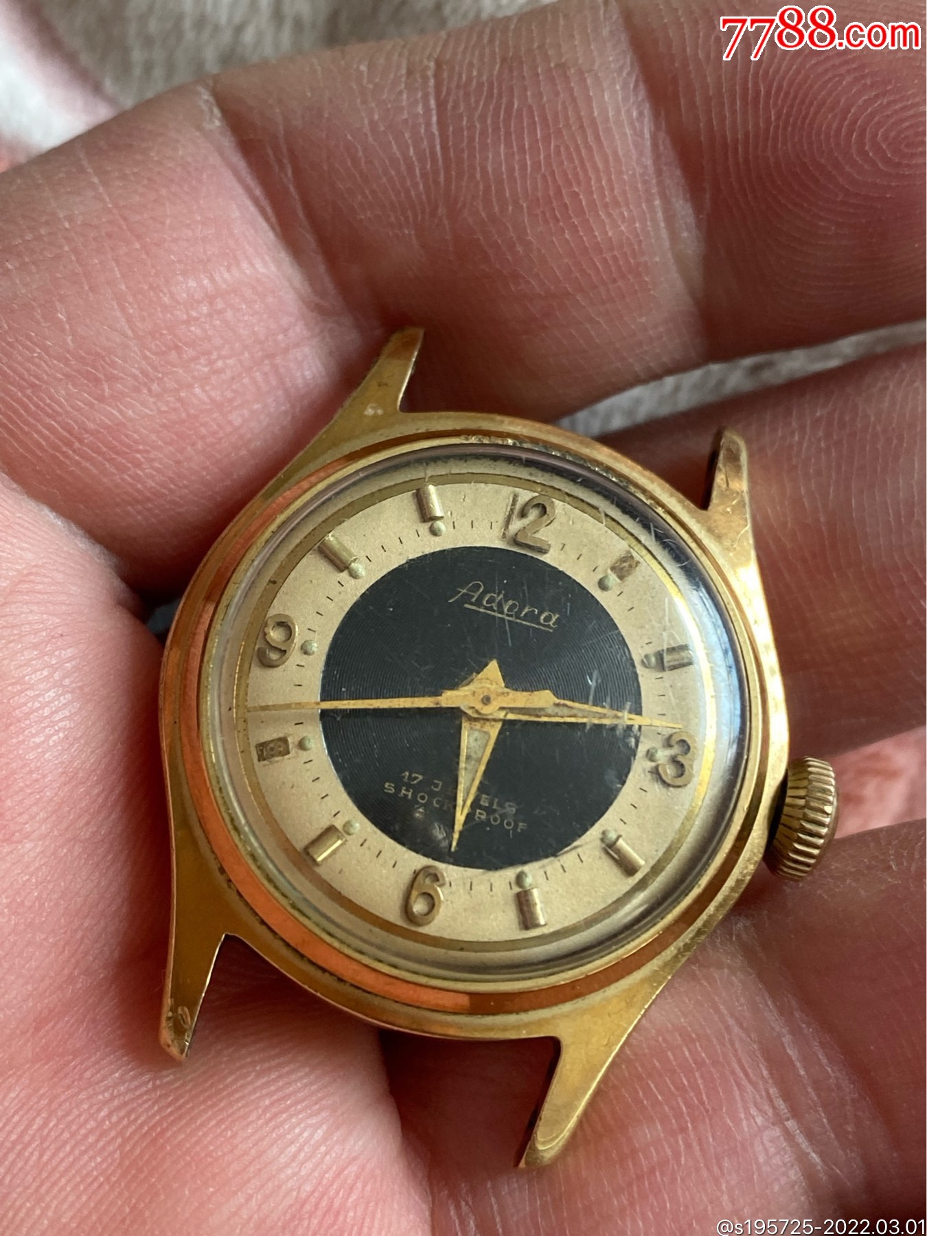 5品99稀有灰色盘面尊皇古董表￥7809.