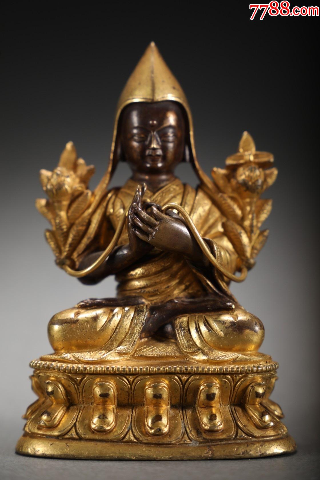 5品99铜漆金罗汉￥35,0009.