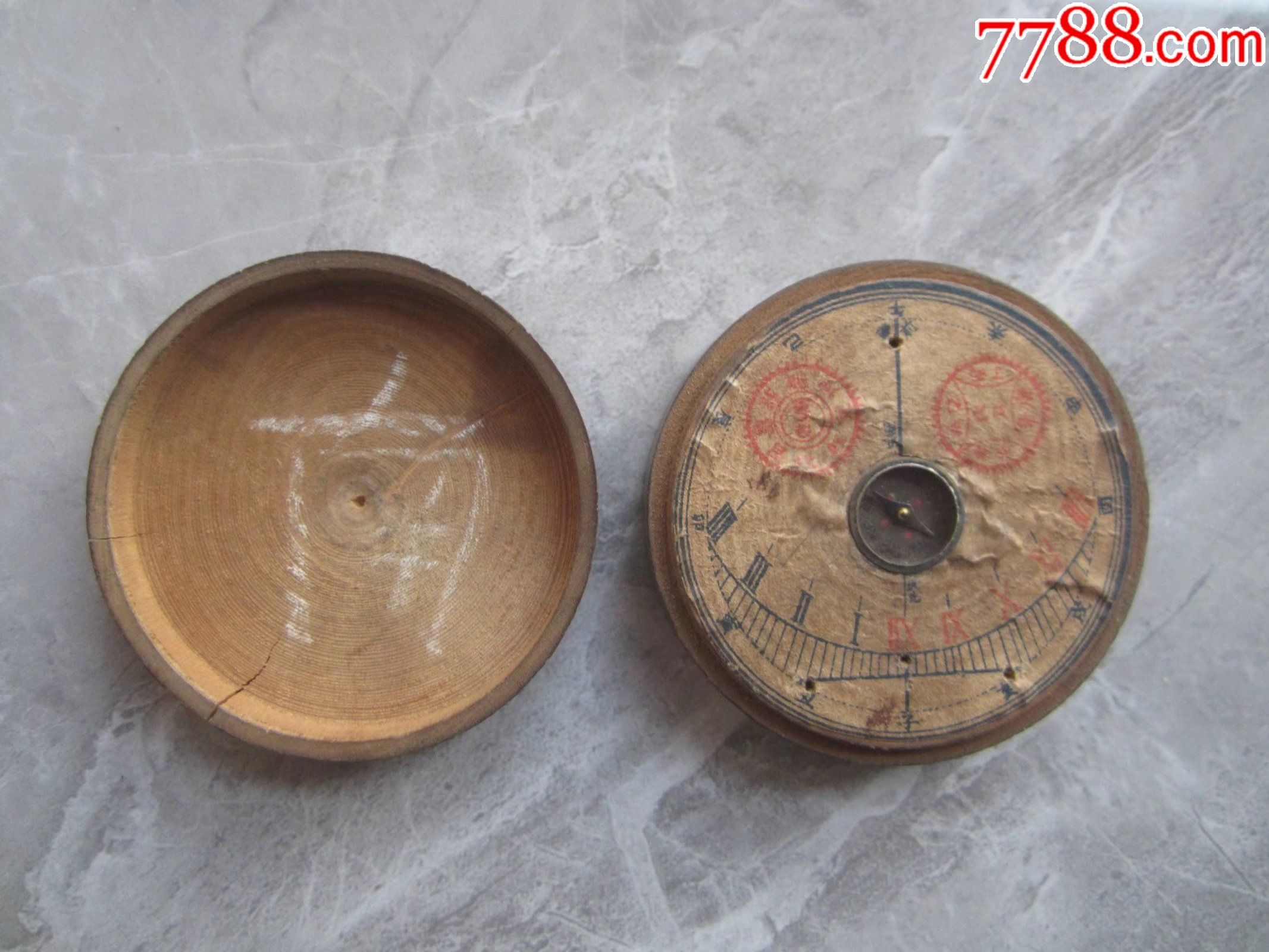 民国木壳指南针不能正常使用了