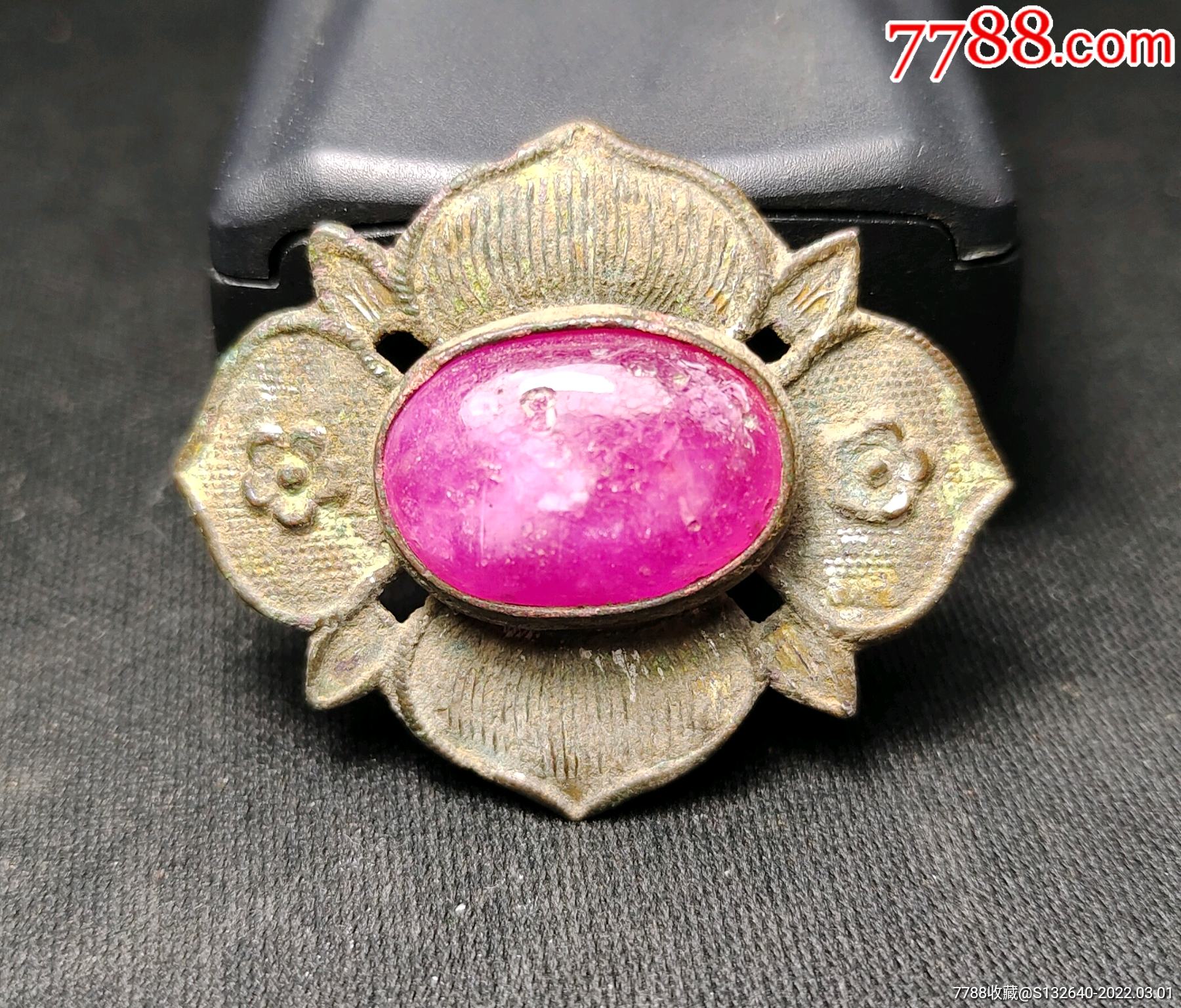 明清镶"碧玺"精美老帽正一件_价格860元_第1张_7788收藏__收藏热线