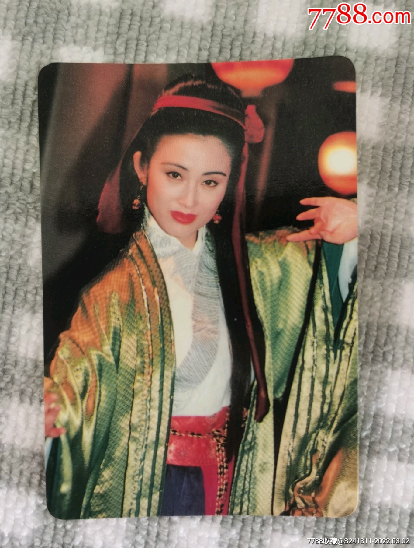 明星卡张敏古装造型卡片