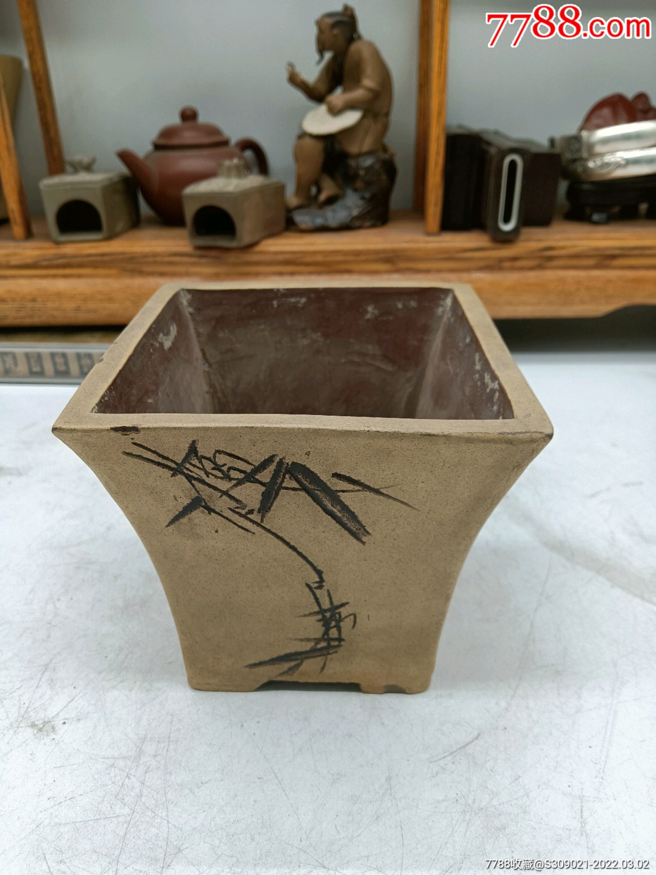 文革段泥菖蒲花盆_价格118元_第1张_7788收藏__收藏热线