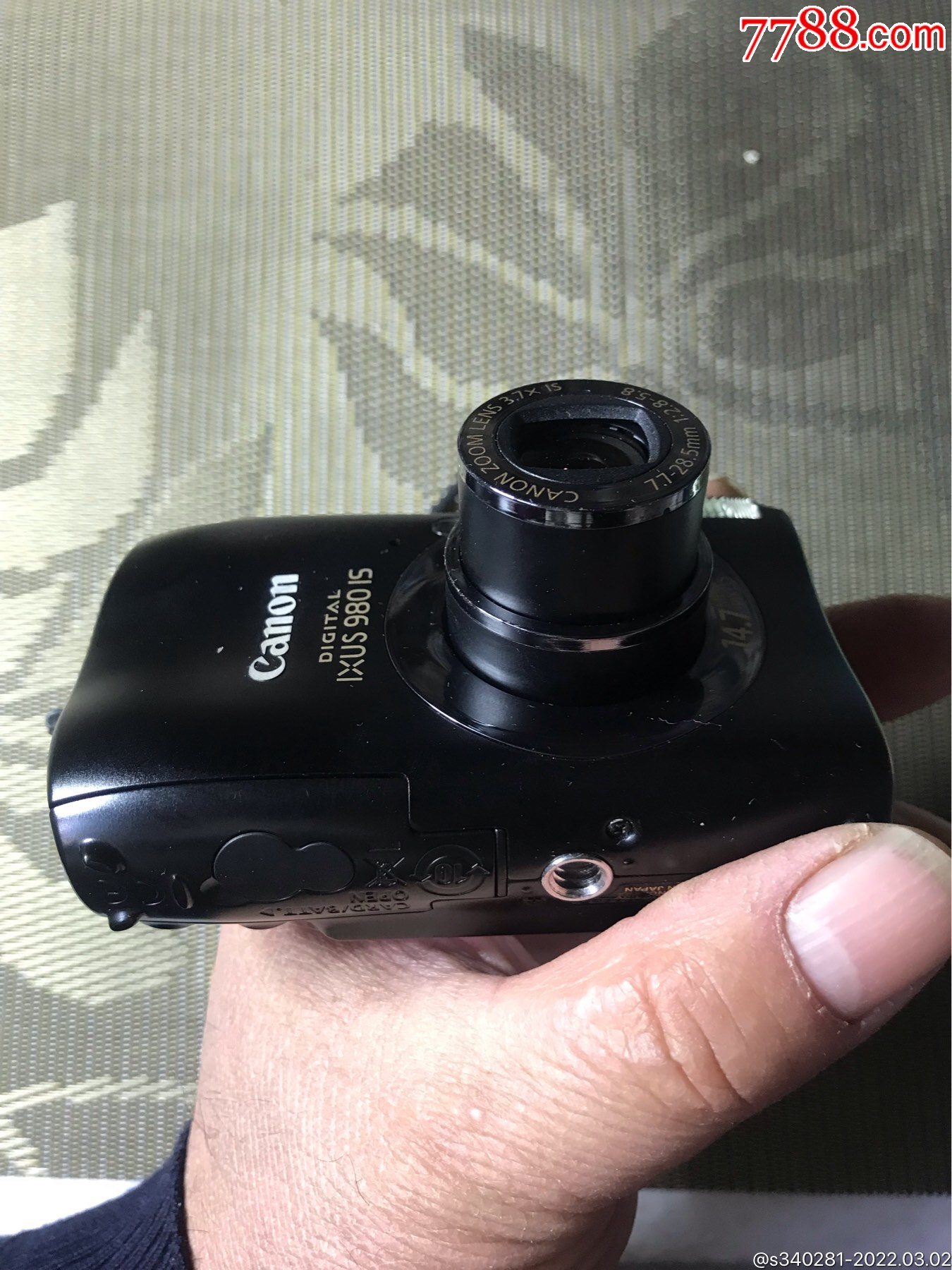 举报打假:0次进行点评点评:0浏览量:备注:佳能ixus980is功能正常配件