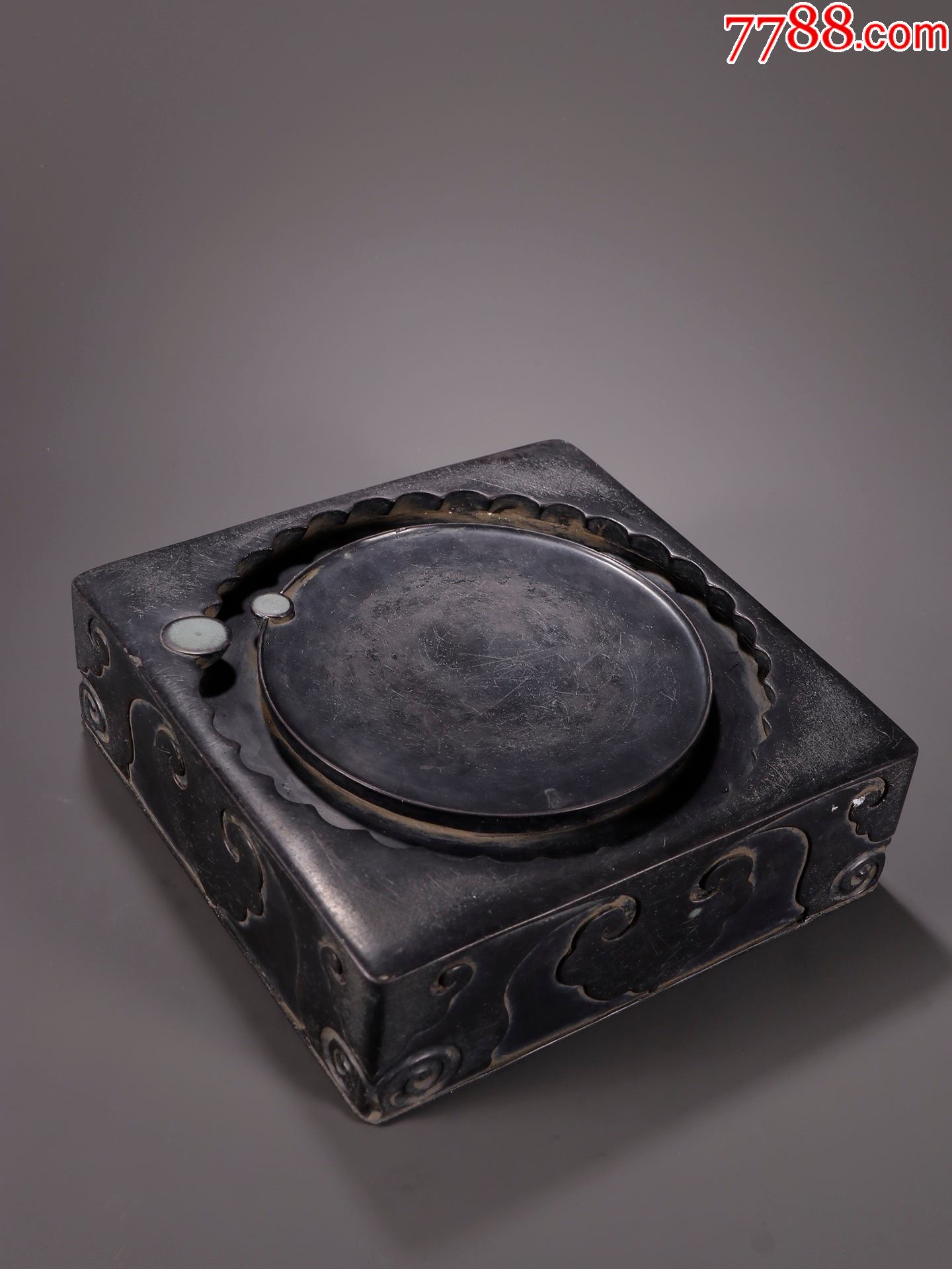 端石乾坤文房砚台