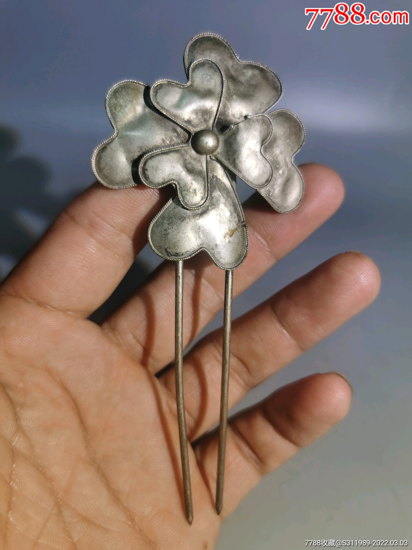 农村收的银簪子