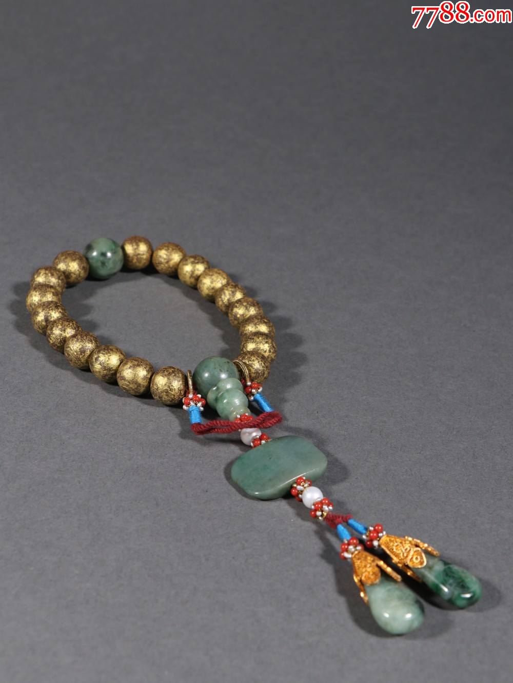 沉香封金十八子手持