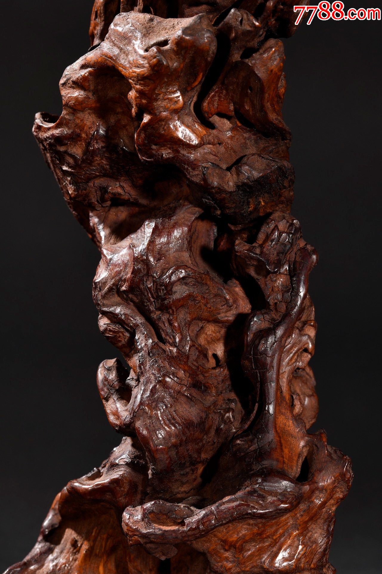 旧藏黄花梨随形摆件_木雕摆件_第6张_7788小人书