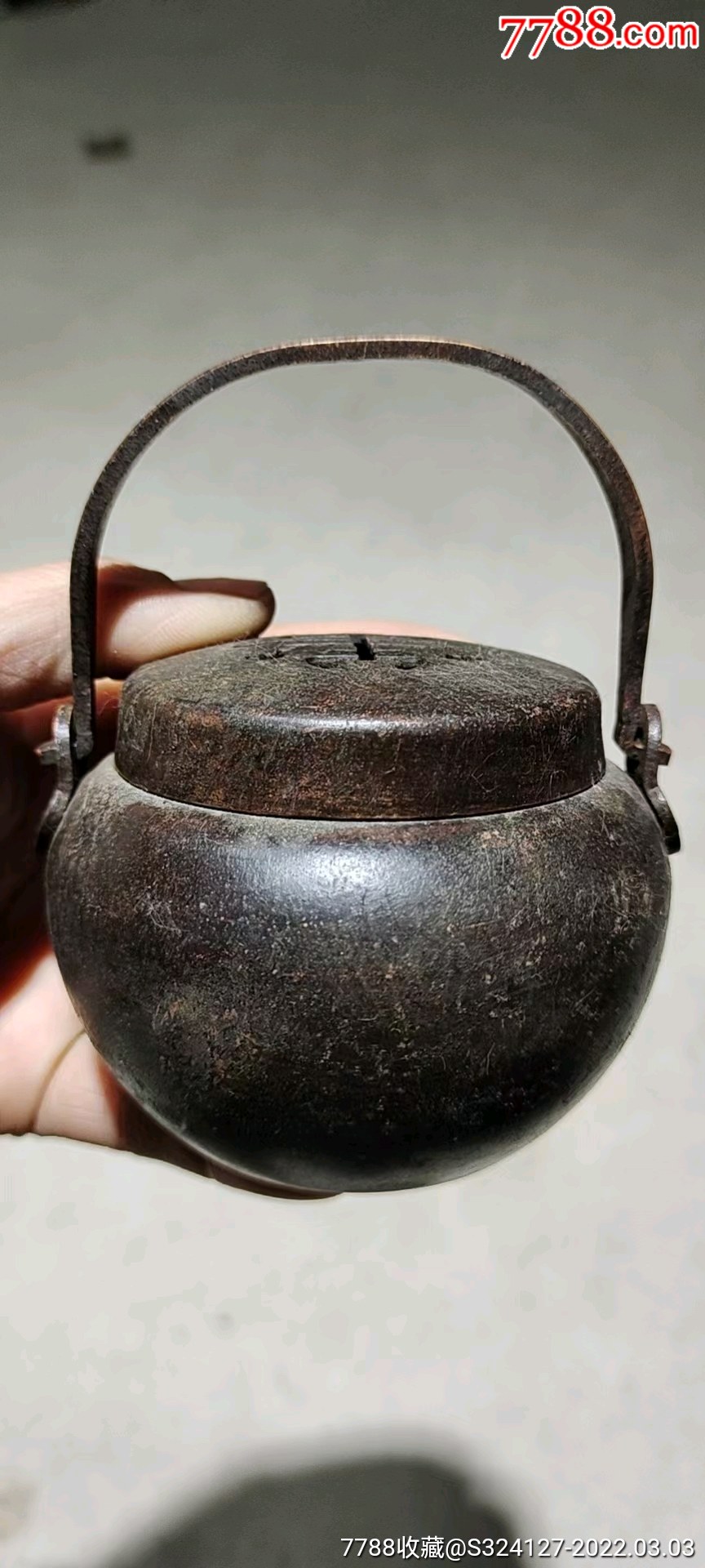 老铜手炉_铜炉_图片鉴定_收藏价格_7788铜镜收藏