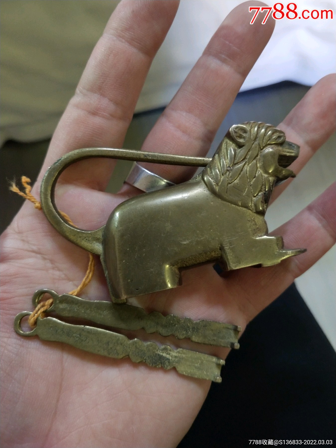 古代狮子门锁介绍图片