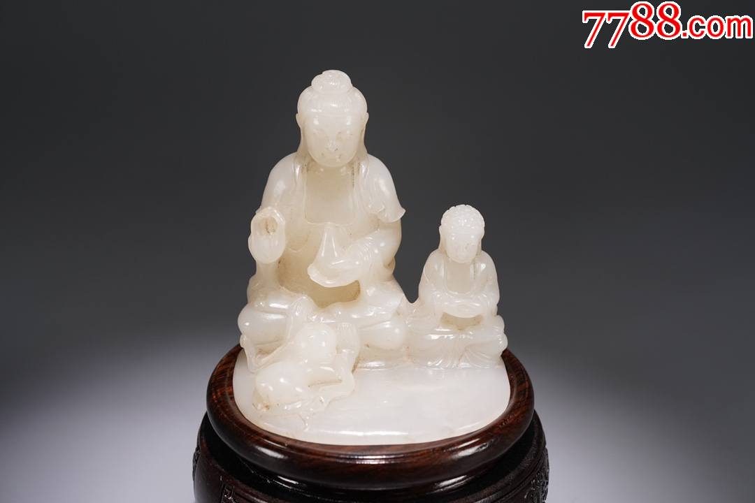 和田玉观音佛像摆件_价格7800元_第1张_7788收藏__收藏热线