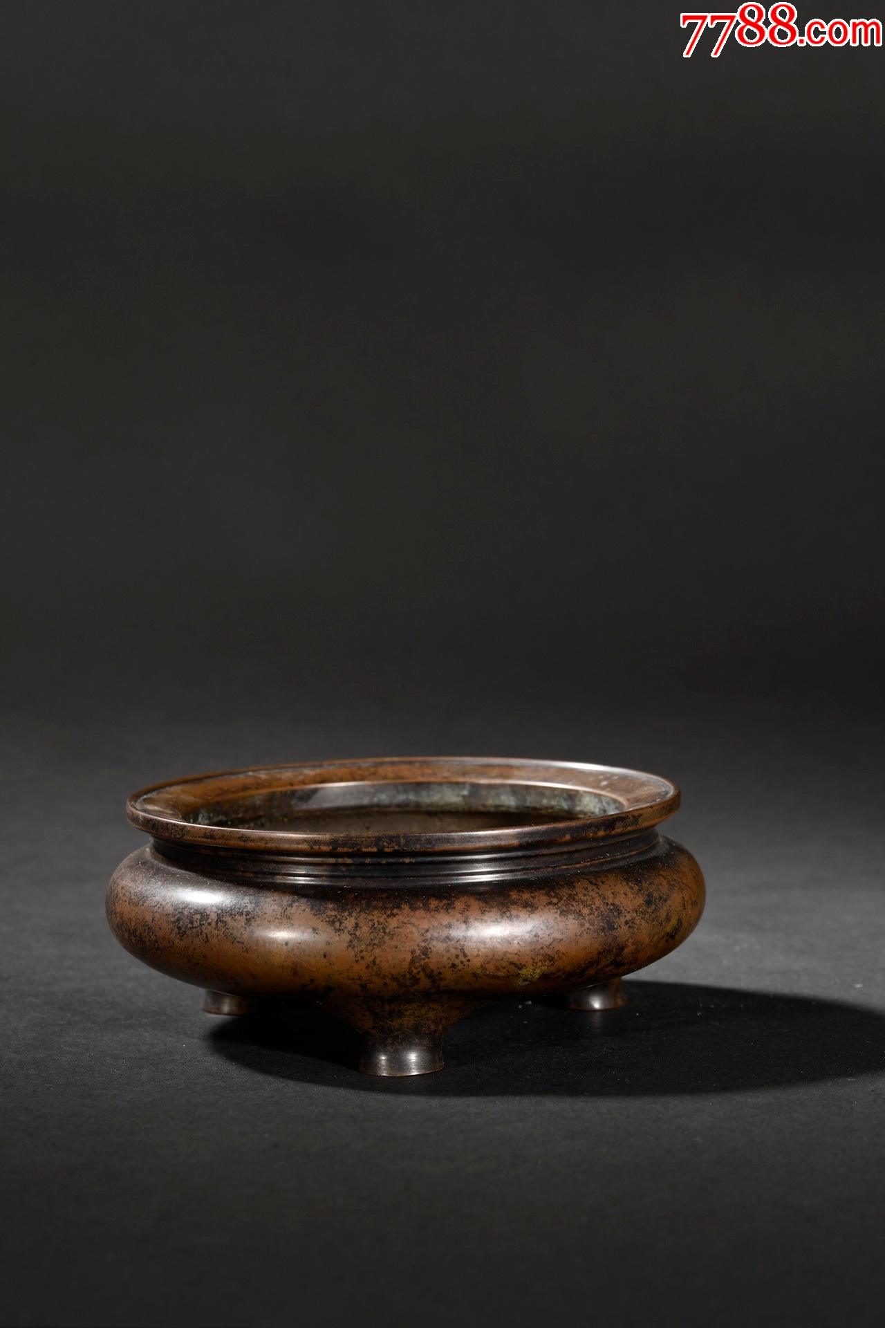 明宣德铜制禹式香炉