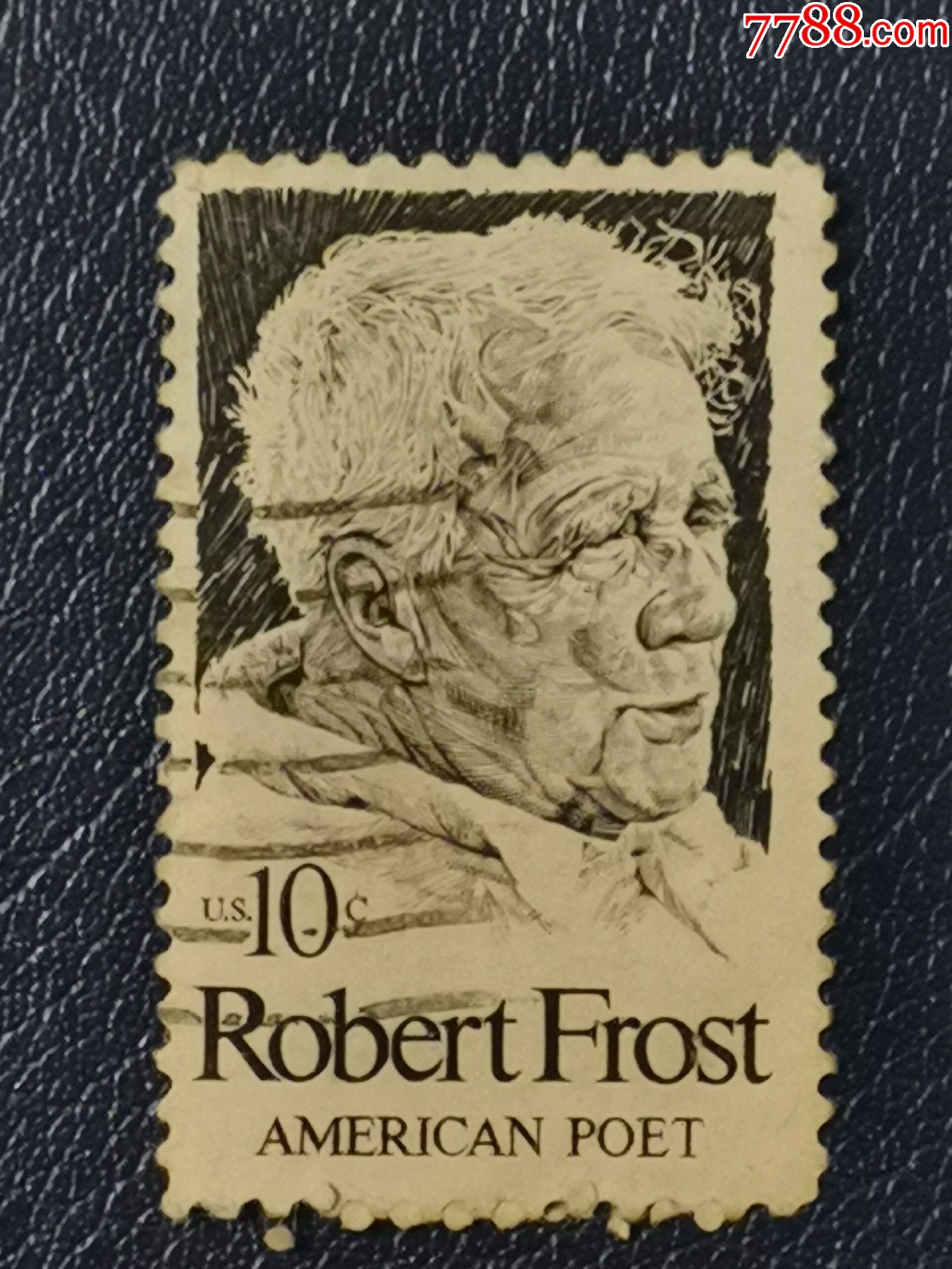 美国第一张邮票图片