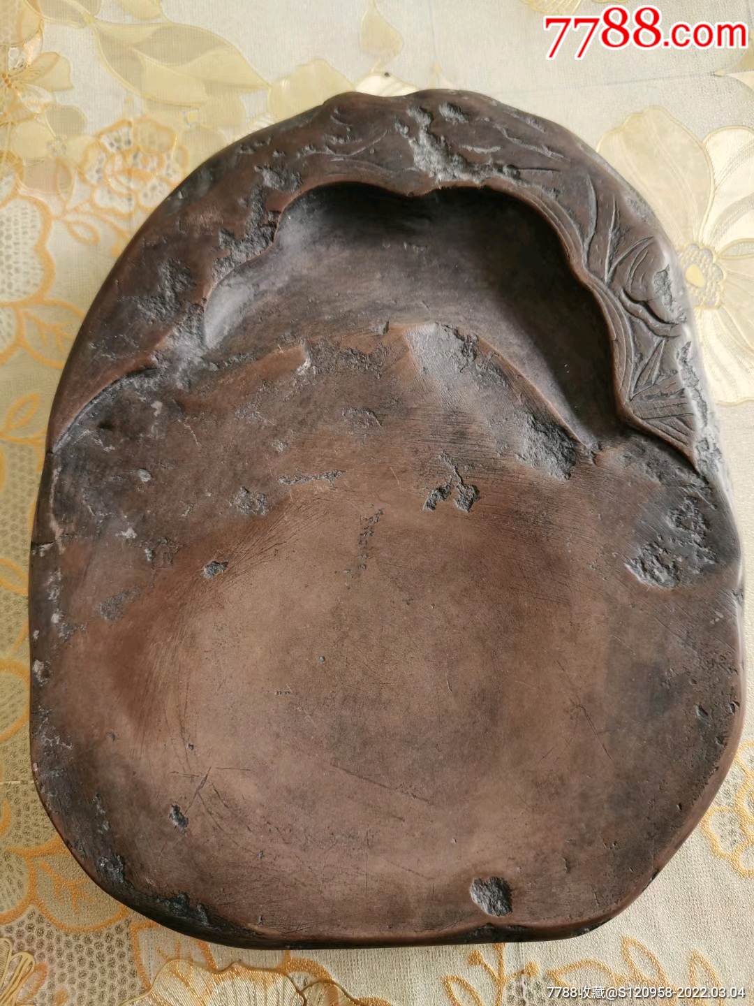 清代老紫石砚台