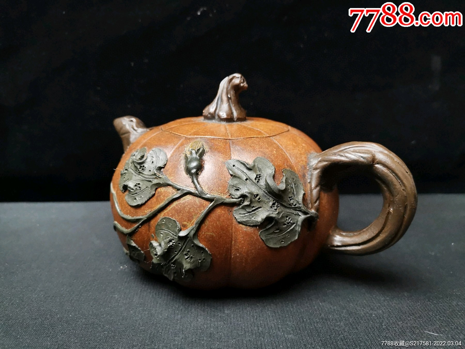 旧藏精品紫砂壶蒋蓉老师作品南瓜壶花器壶型品相完好