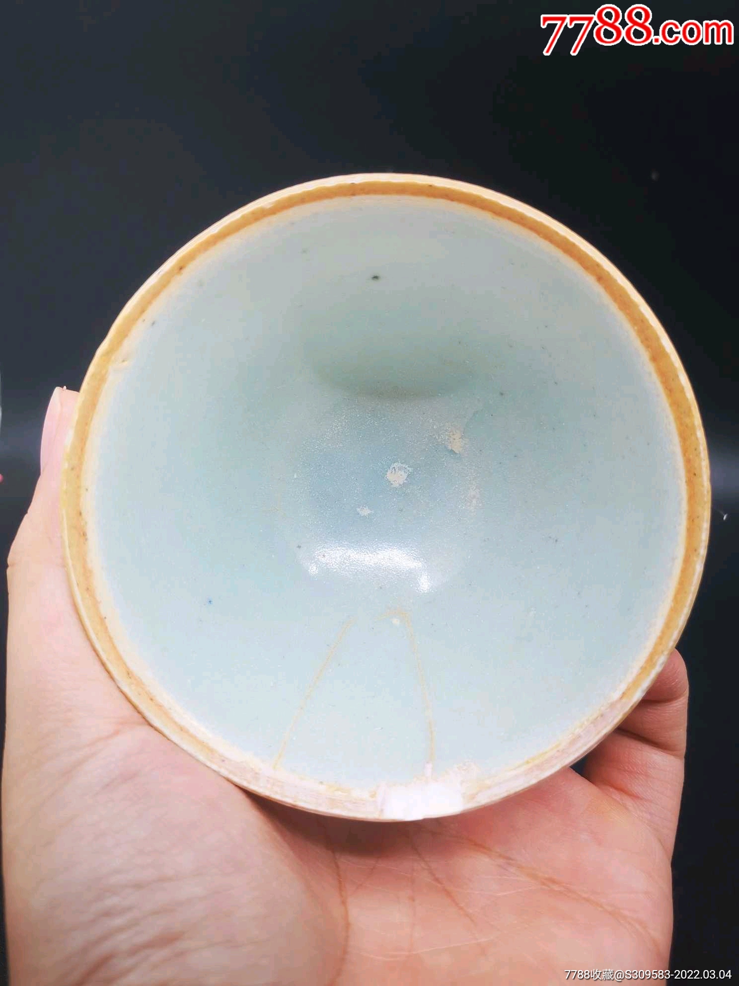 元湖田窑蛋壳盏