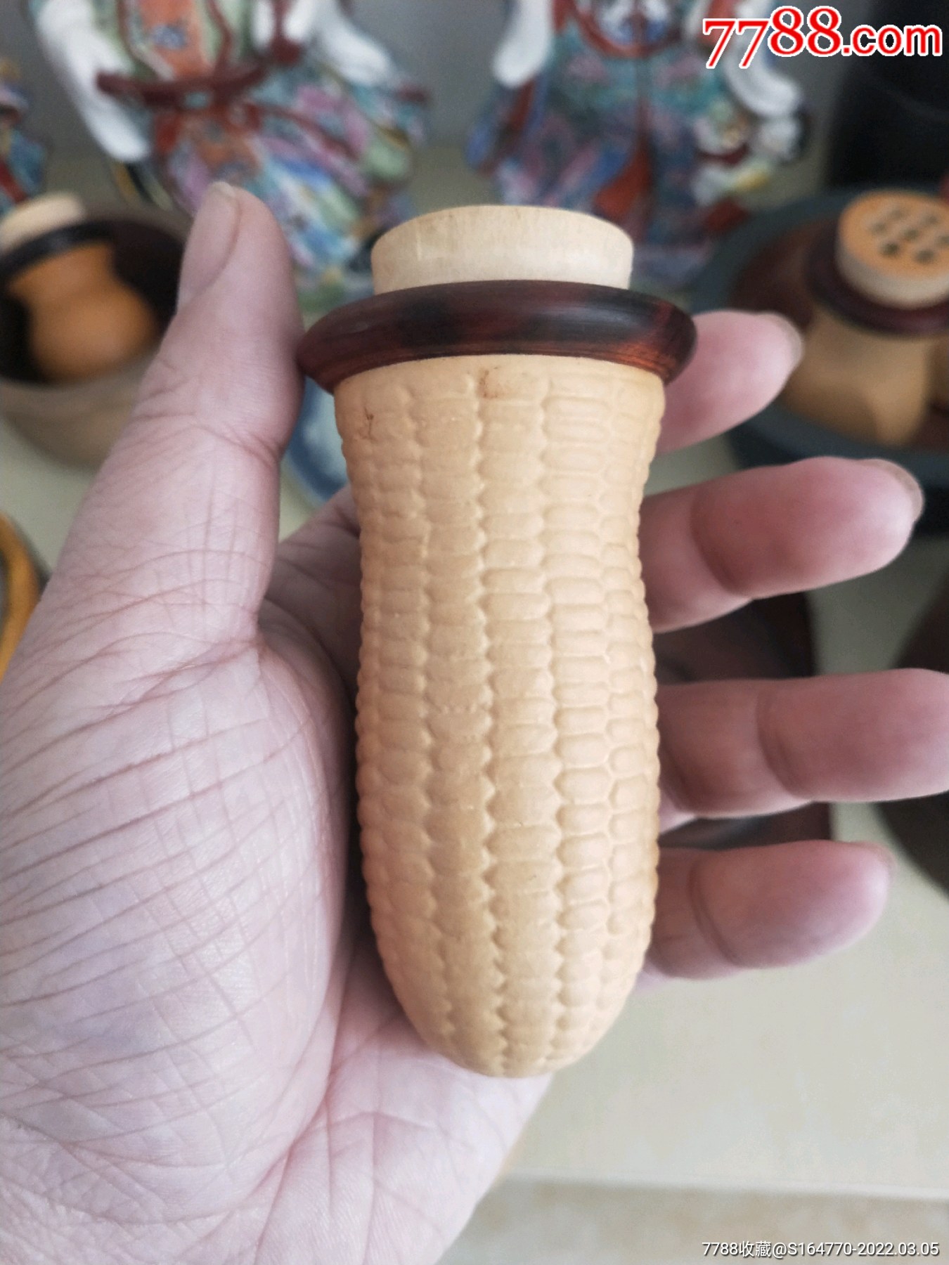 鸣虫葫芦咂嘴竹蛉小玉米一只配好口圈瓢盖能养虫