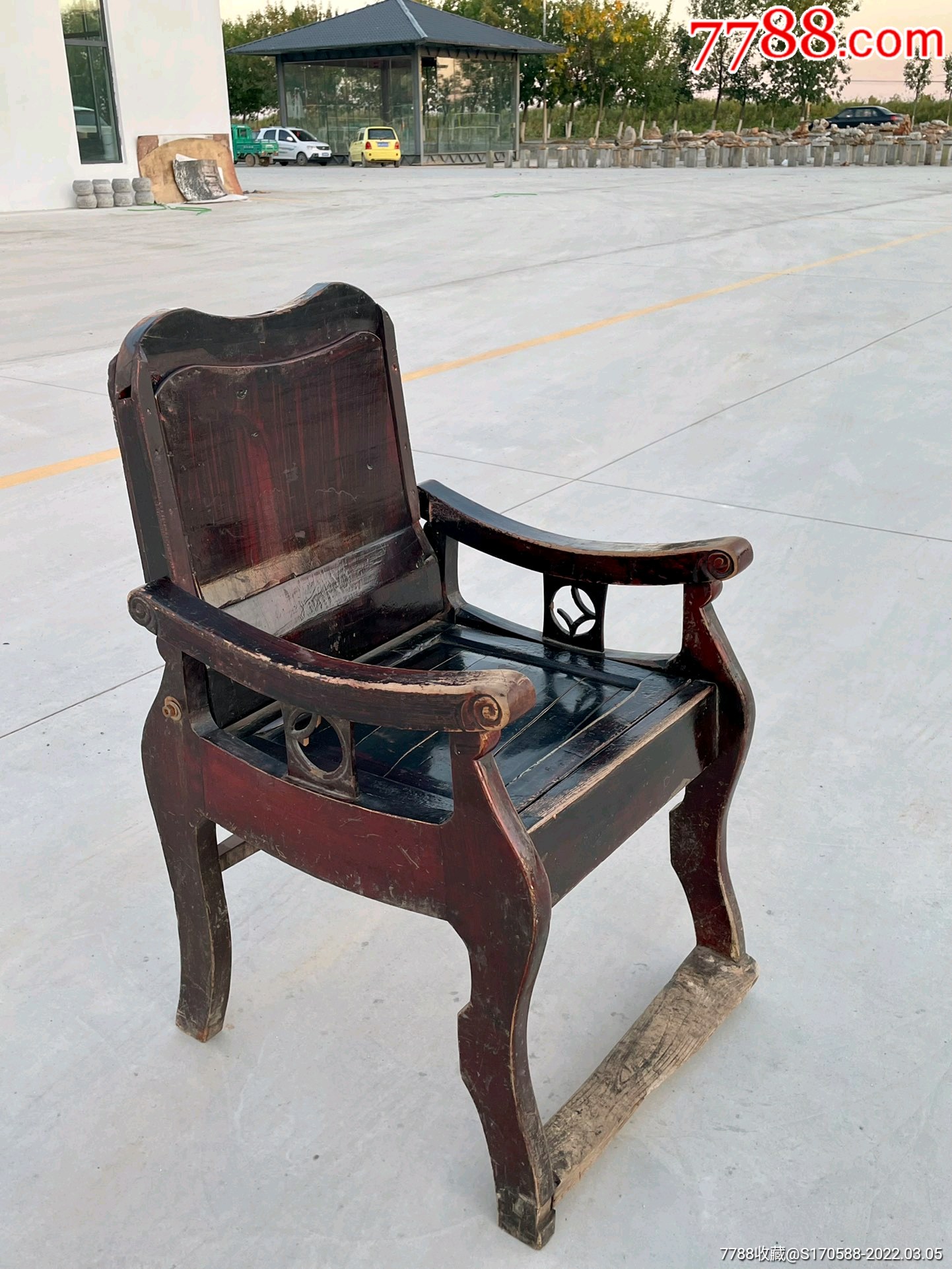 民国理发椅子结实牢固正常使用尺寸555896高