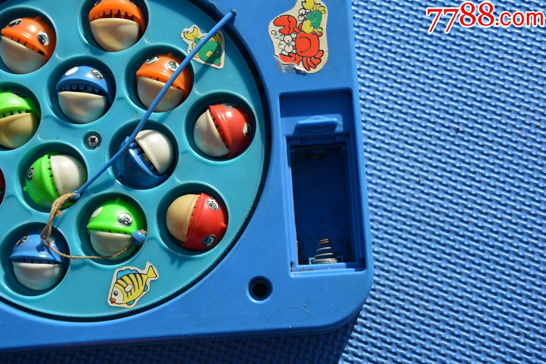 90年代老玩具钓鱼玩具老物件摆设