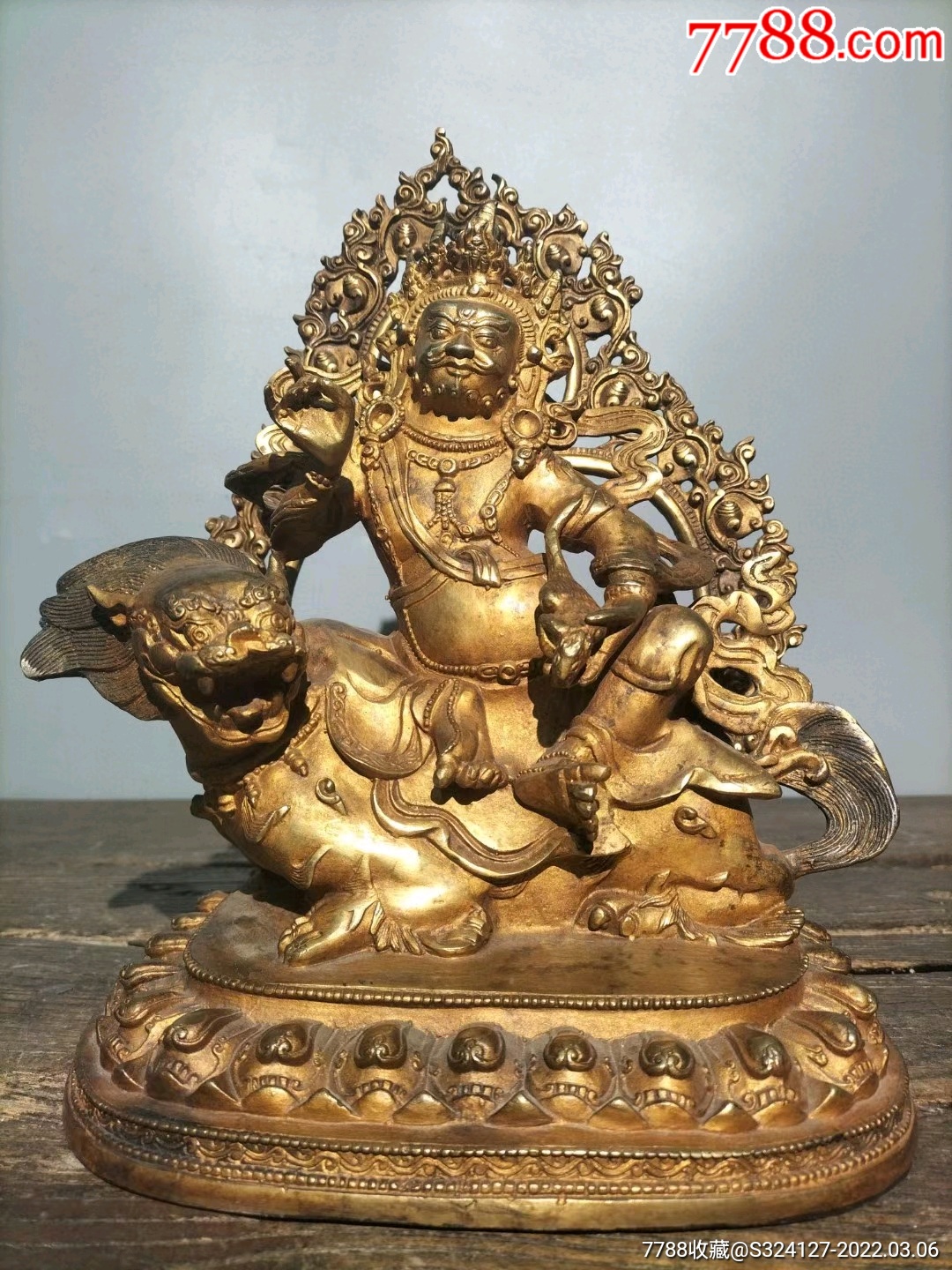 老铜财宝天王黄财神