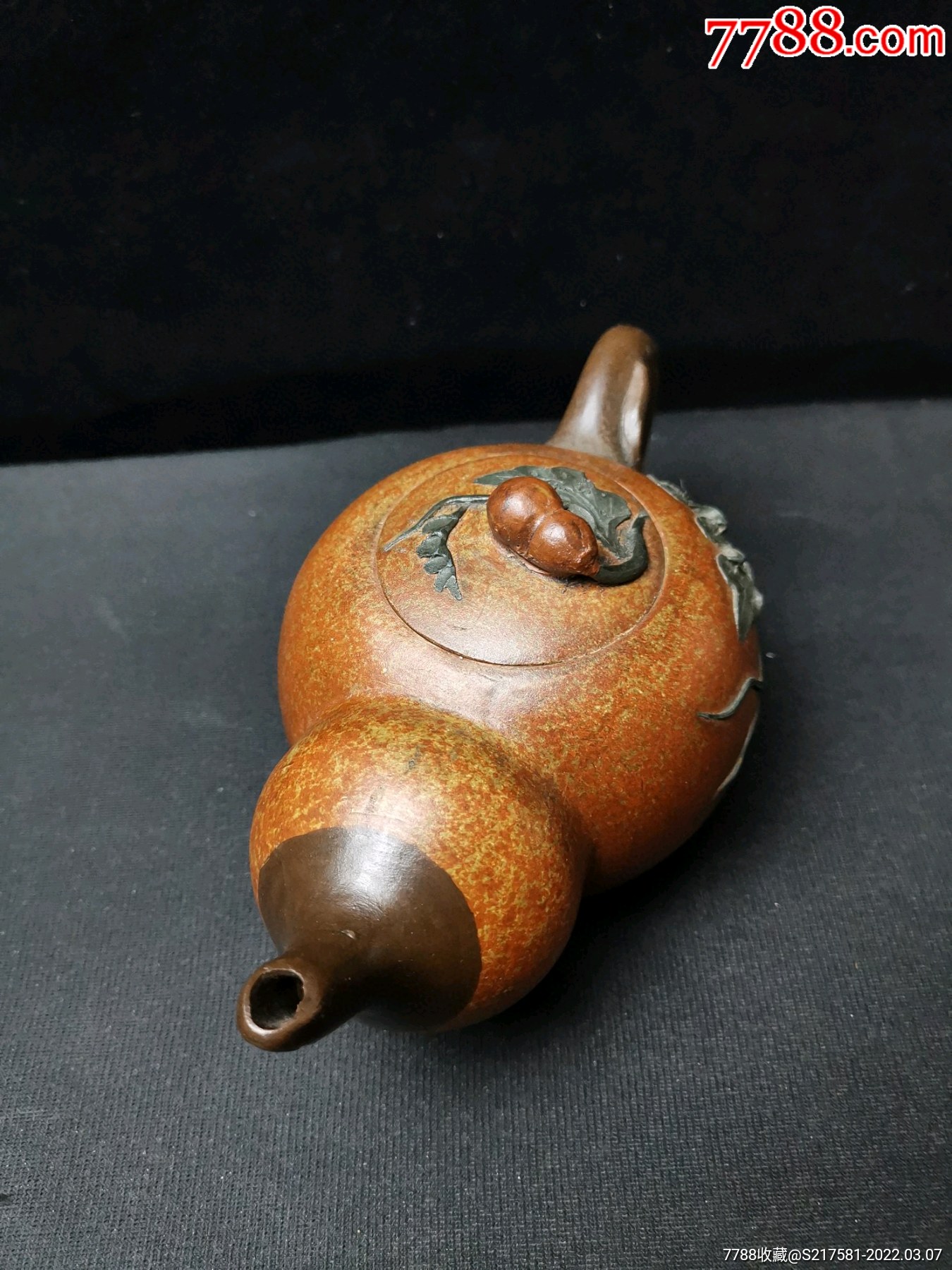 精品紫砂壶蒋蓉老师作品葫芦花器壶型制作精美品相完好