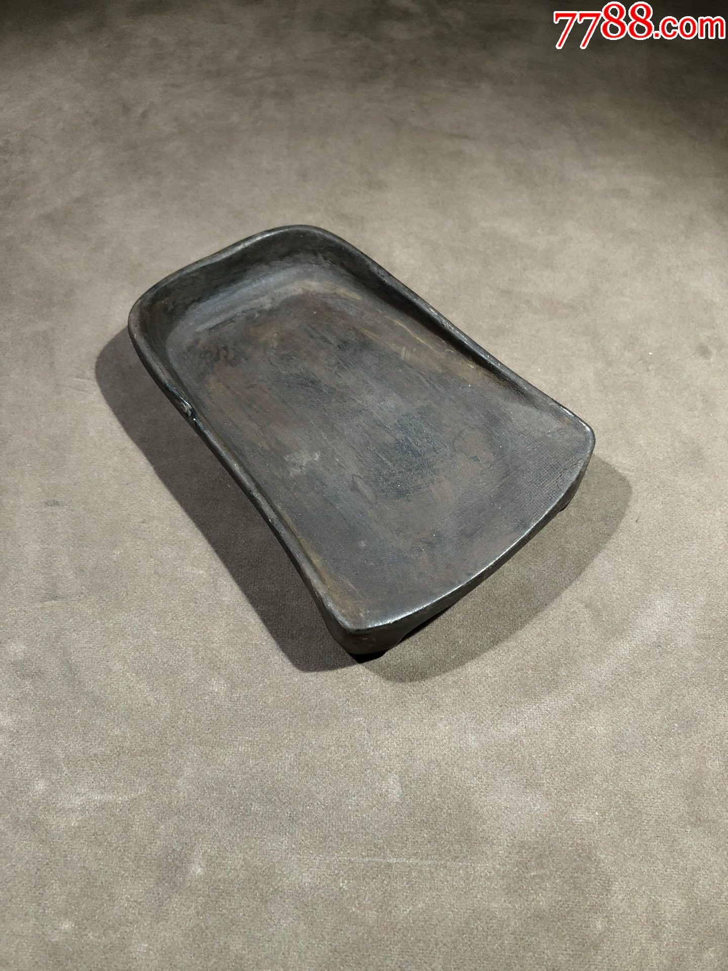 清代名家"沈宗敬"澄泥三足砚-价格:3500元-se85765999-其他砚台-零售