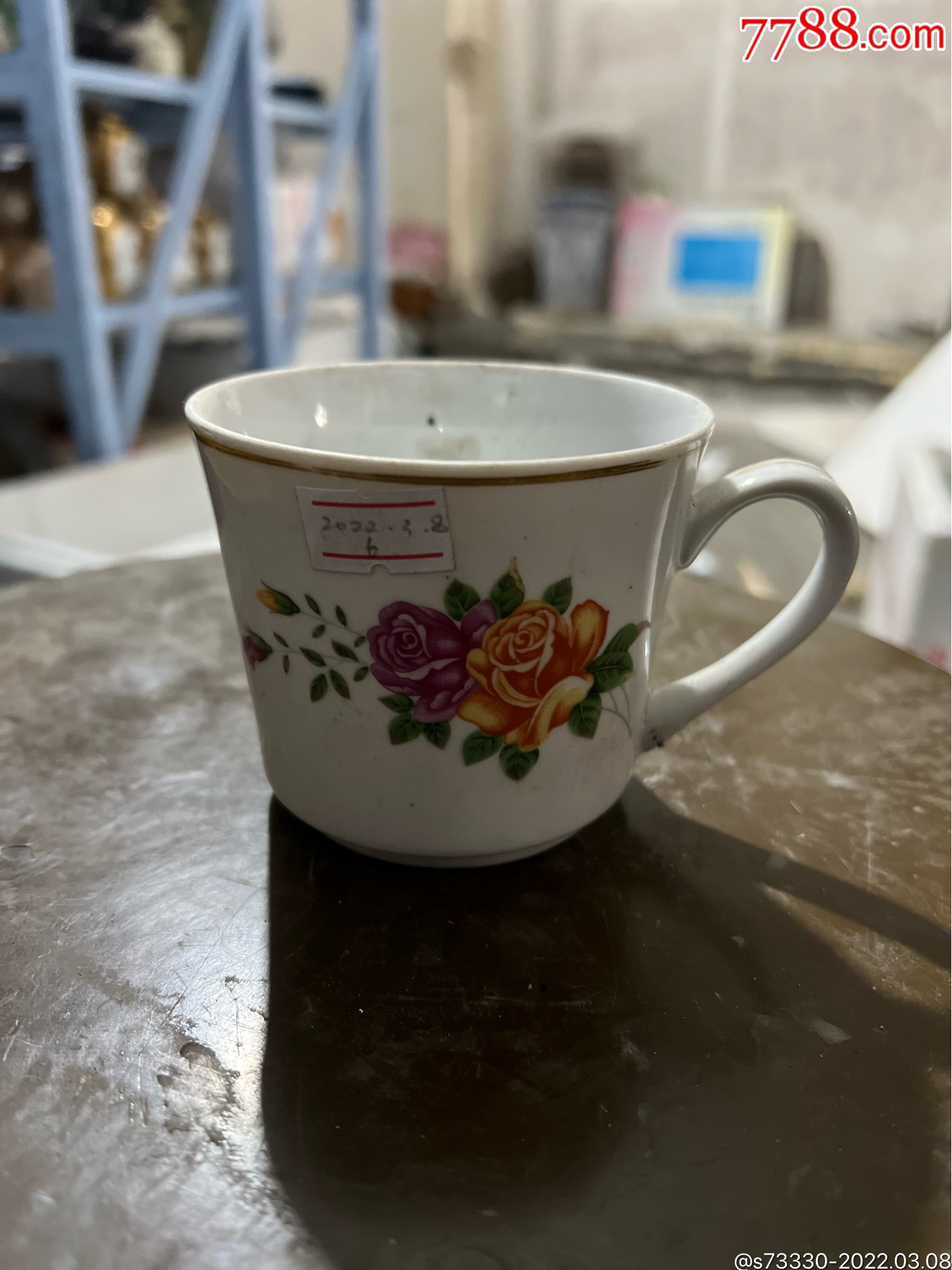 70至80年代怀旧老红茶杯咖啡杯耳杯一只6