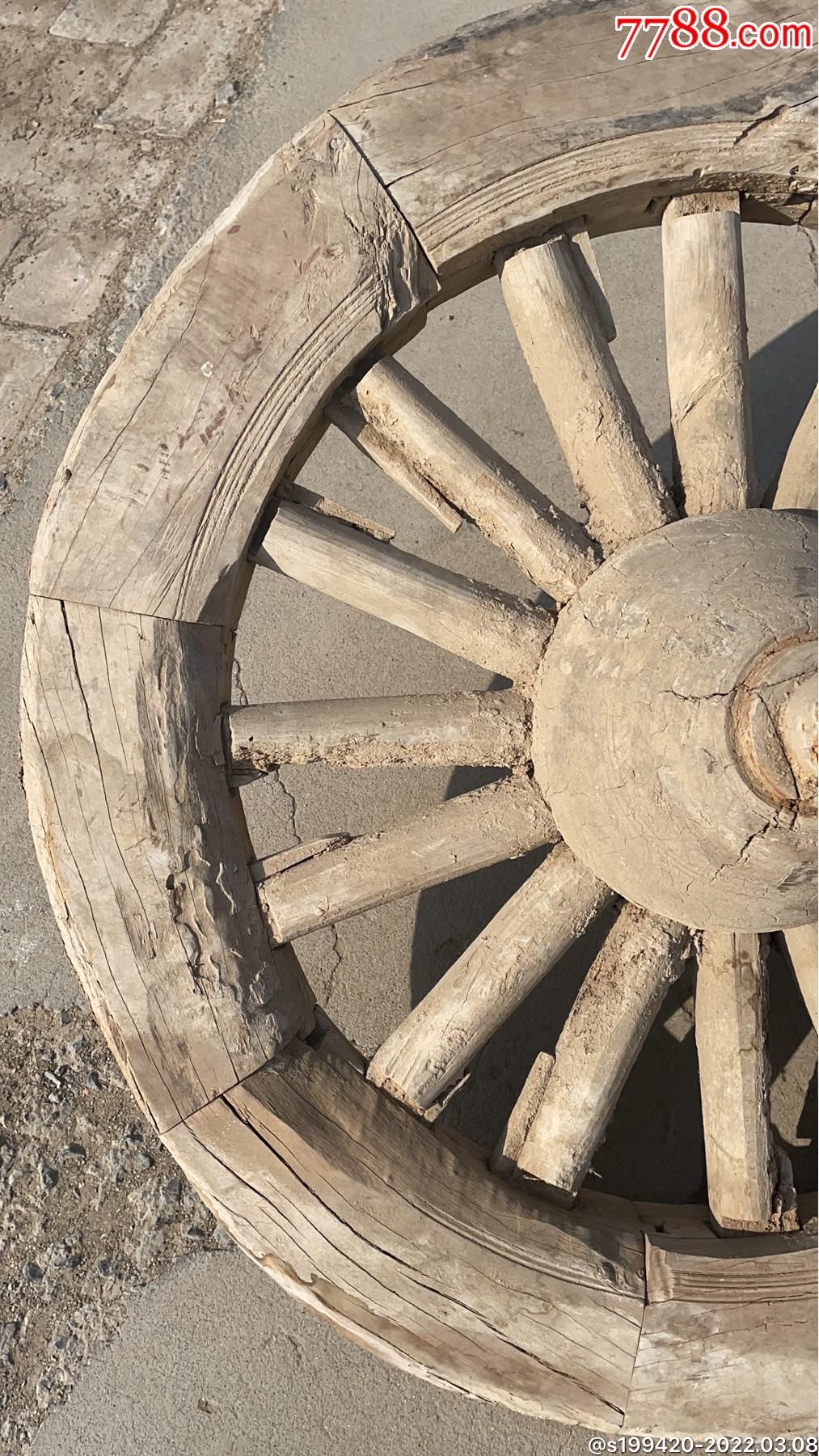 古代木车轮制作流程图片