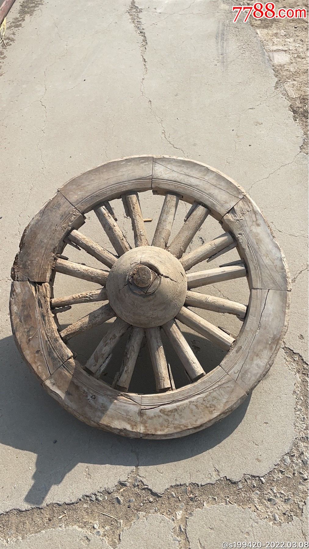古代木车轮制作流程图片