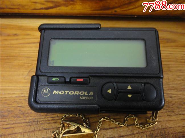 上世纪80年代摩托罗拉鞍山传呼汉显bp机经典款第拾陆弹